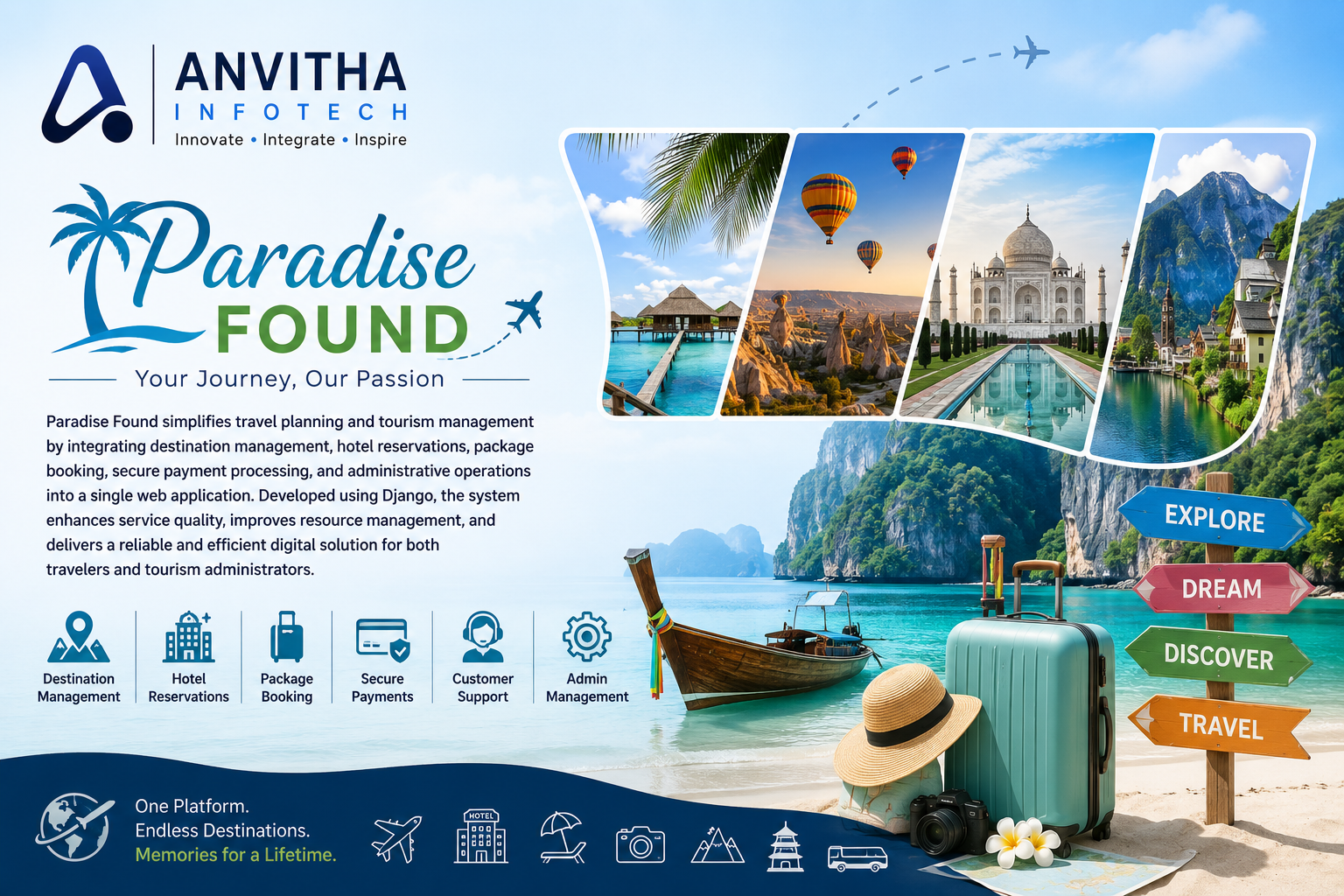 Paradise Found – Smart Travel & Tour Package Management System