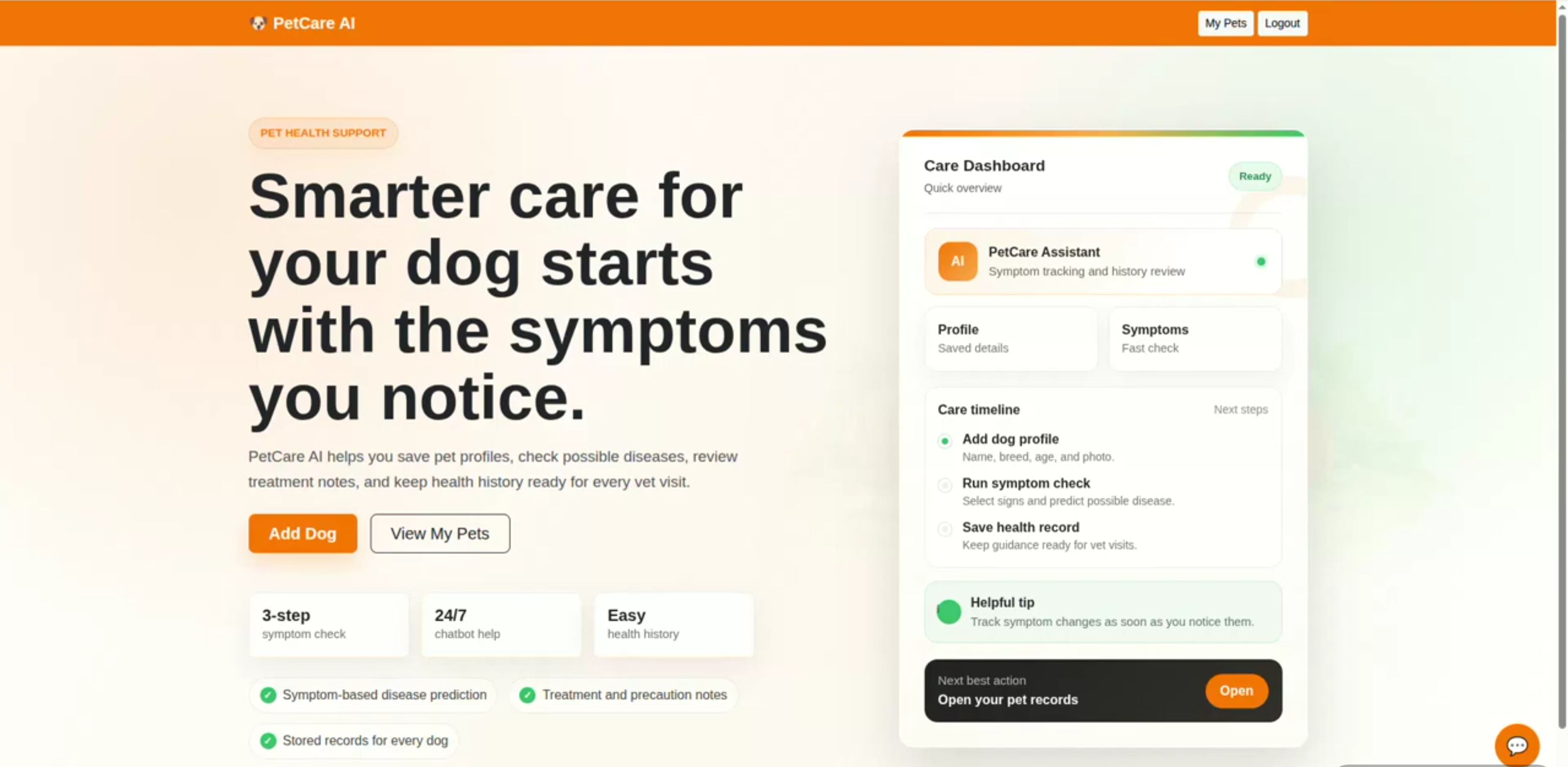 Screenshot 5 of Pet Disease Prediction System