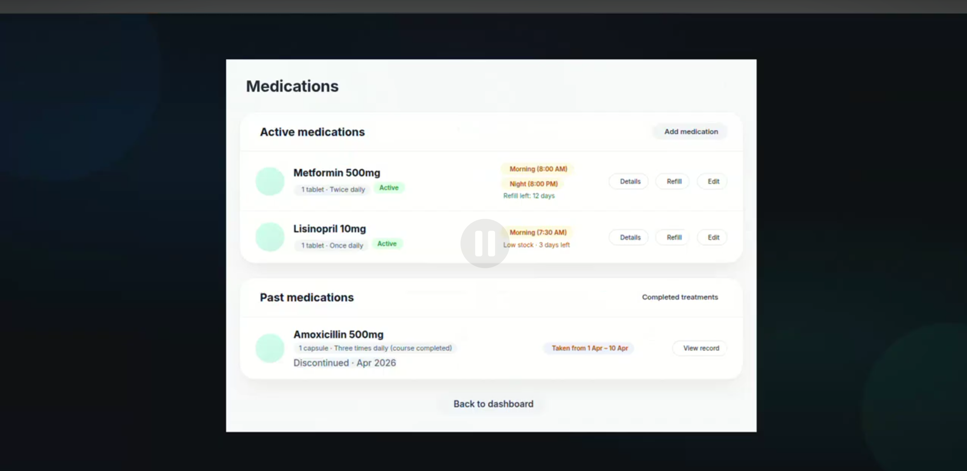Screenshot 2 of MedHub – Smart Healthcare Appointment and Medication Management System