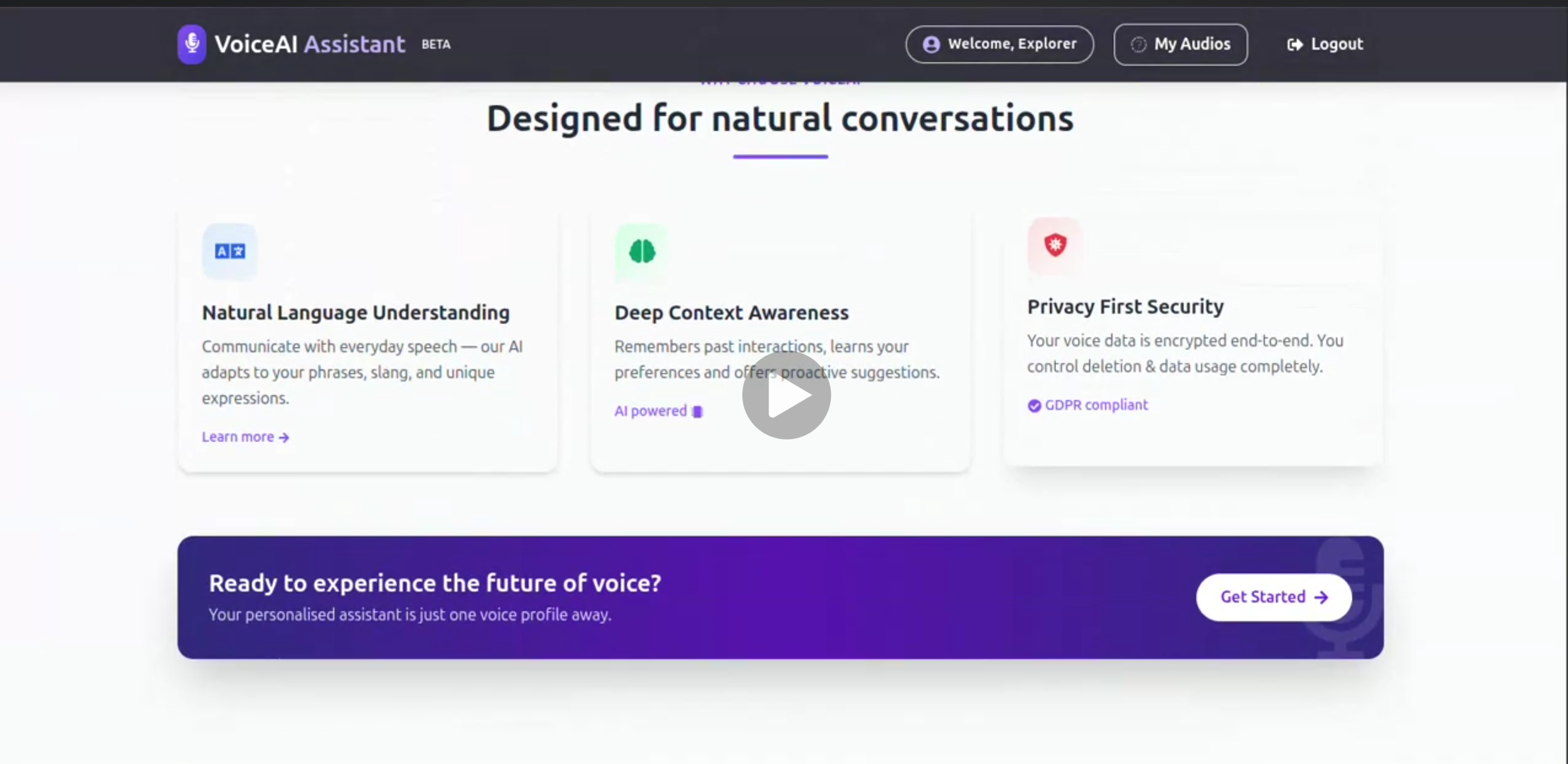 Screenshot 2 of Voice Assistant with Speaker Identification