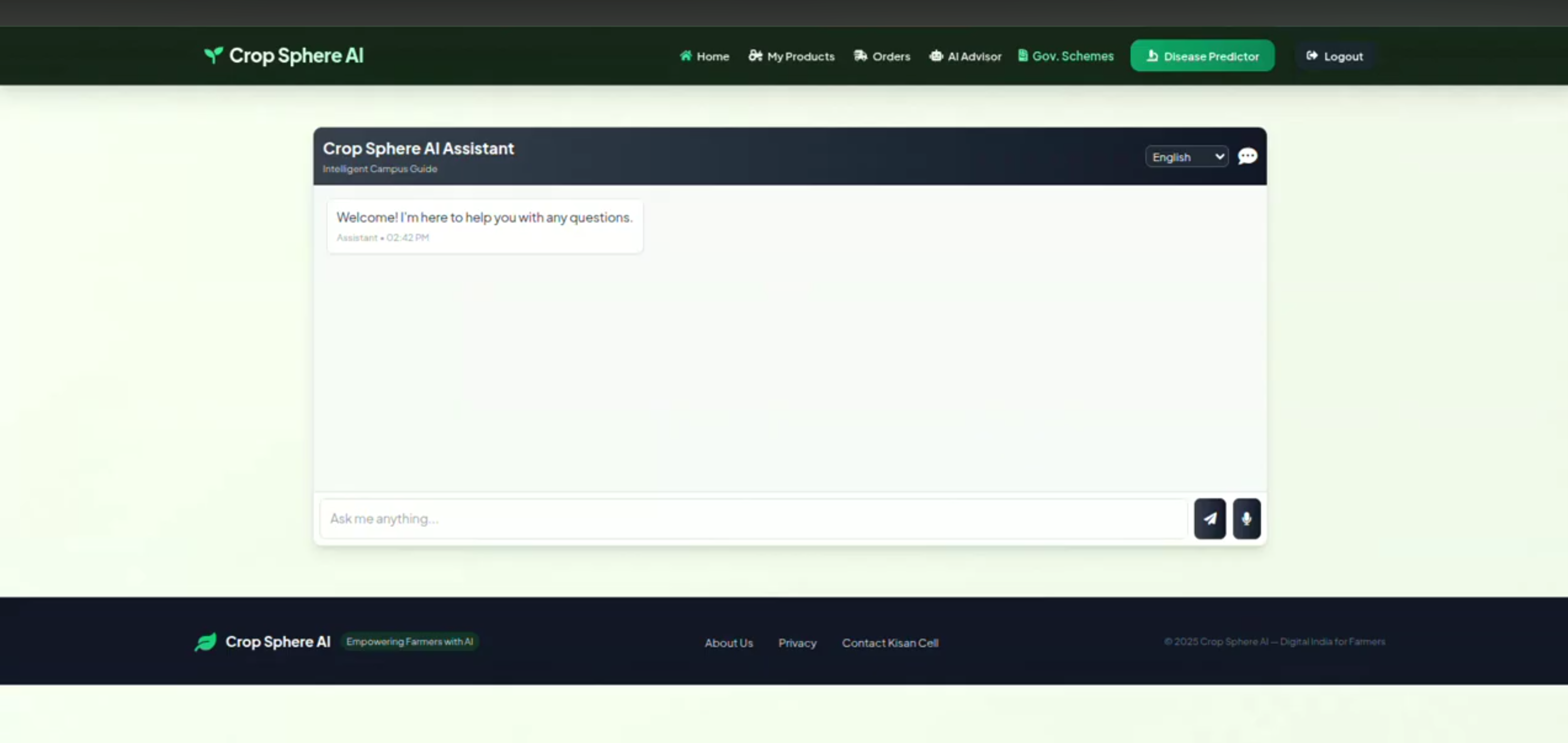 Screenshot 4 of CropMate:  Crop Disease Detection and Smart Agricultural Marketplace