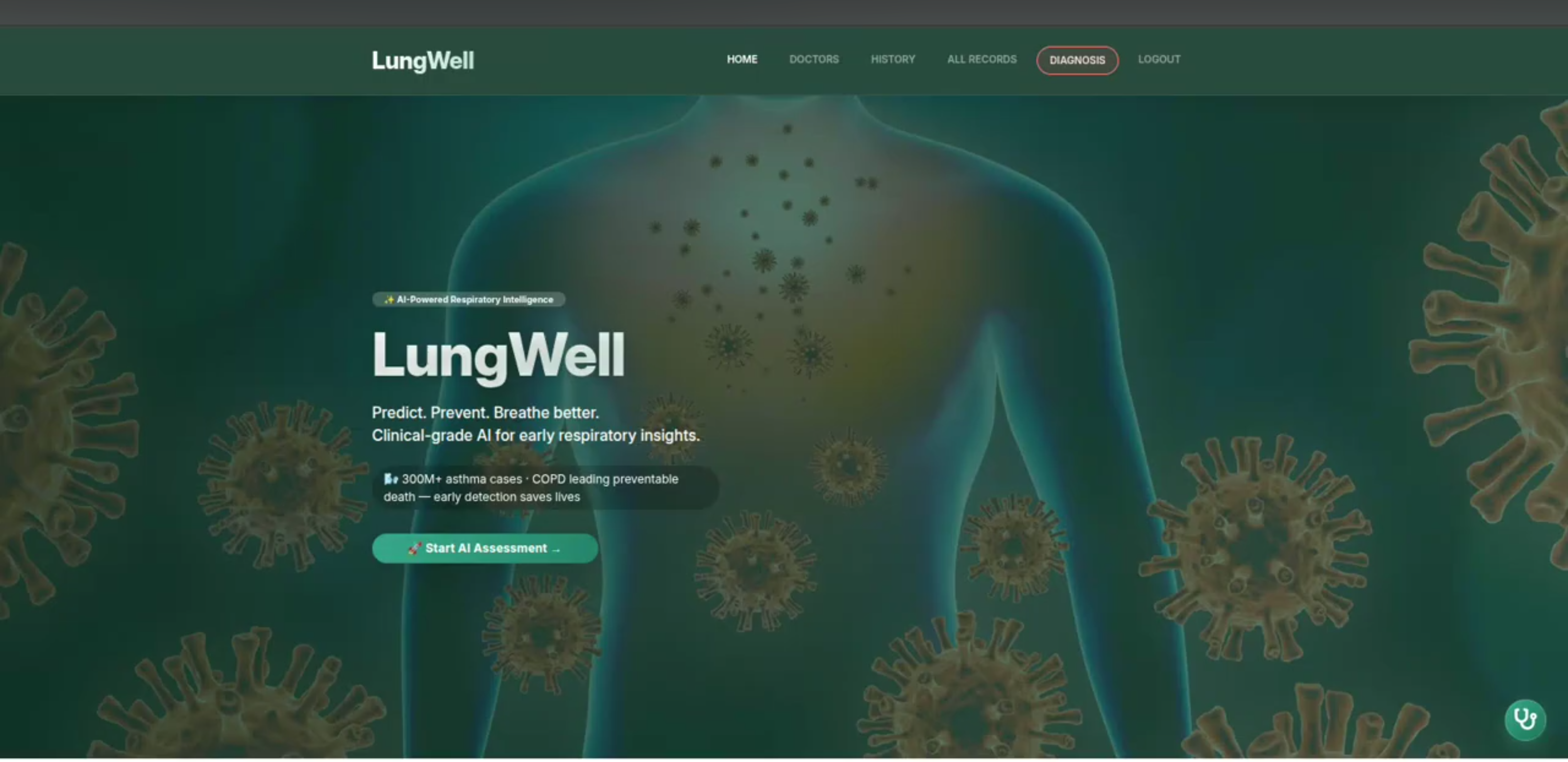 Screenshot 3 of Respiratory Disease Detection and  Medical Assistant Using Deep Learning