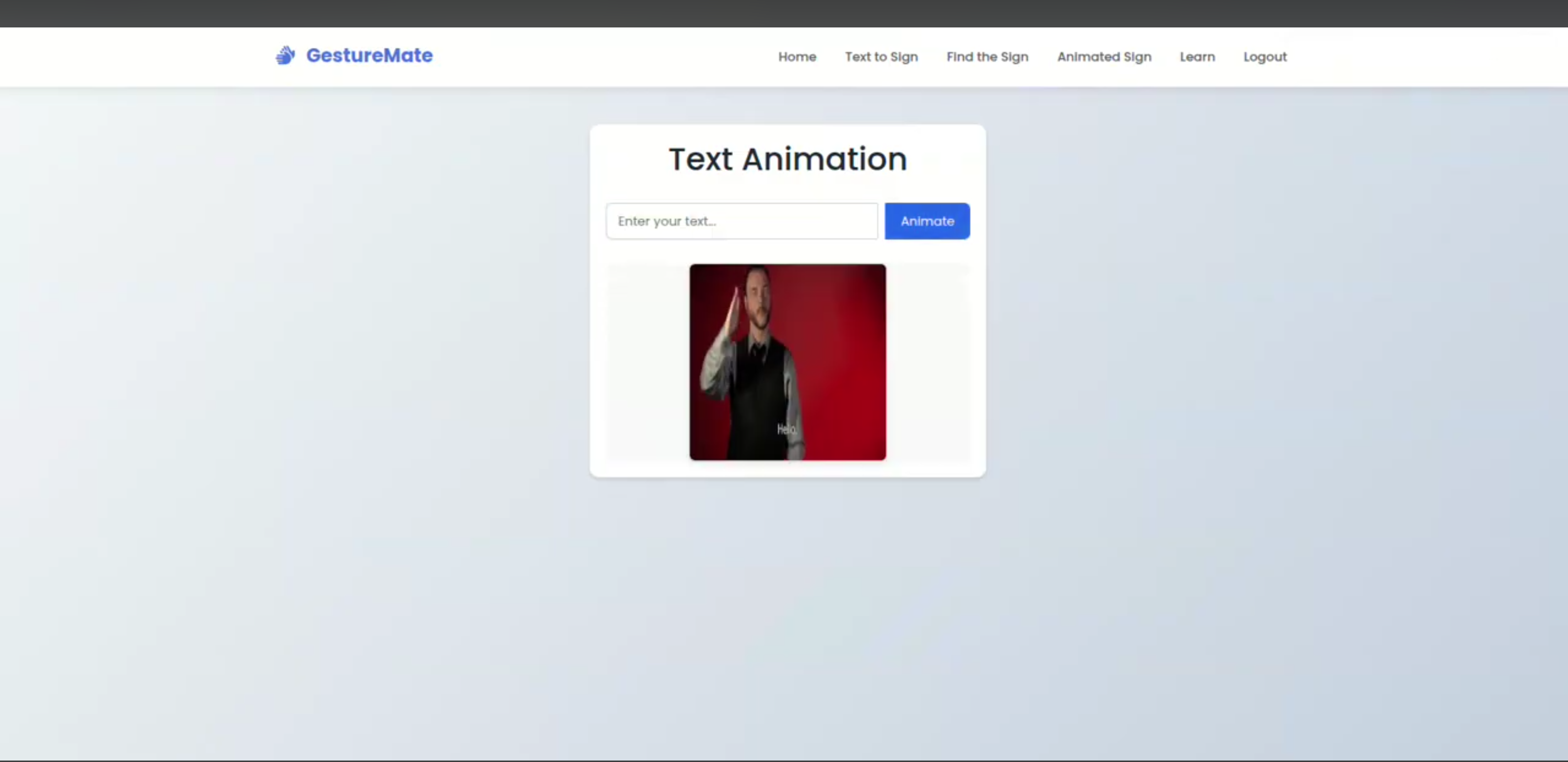 Screenshot 2 of Sign Language Recognition and Translation System Using Deep Learning