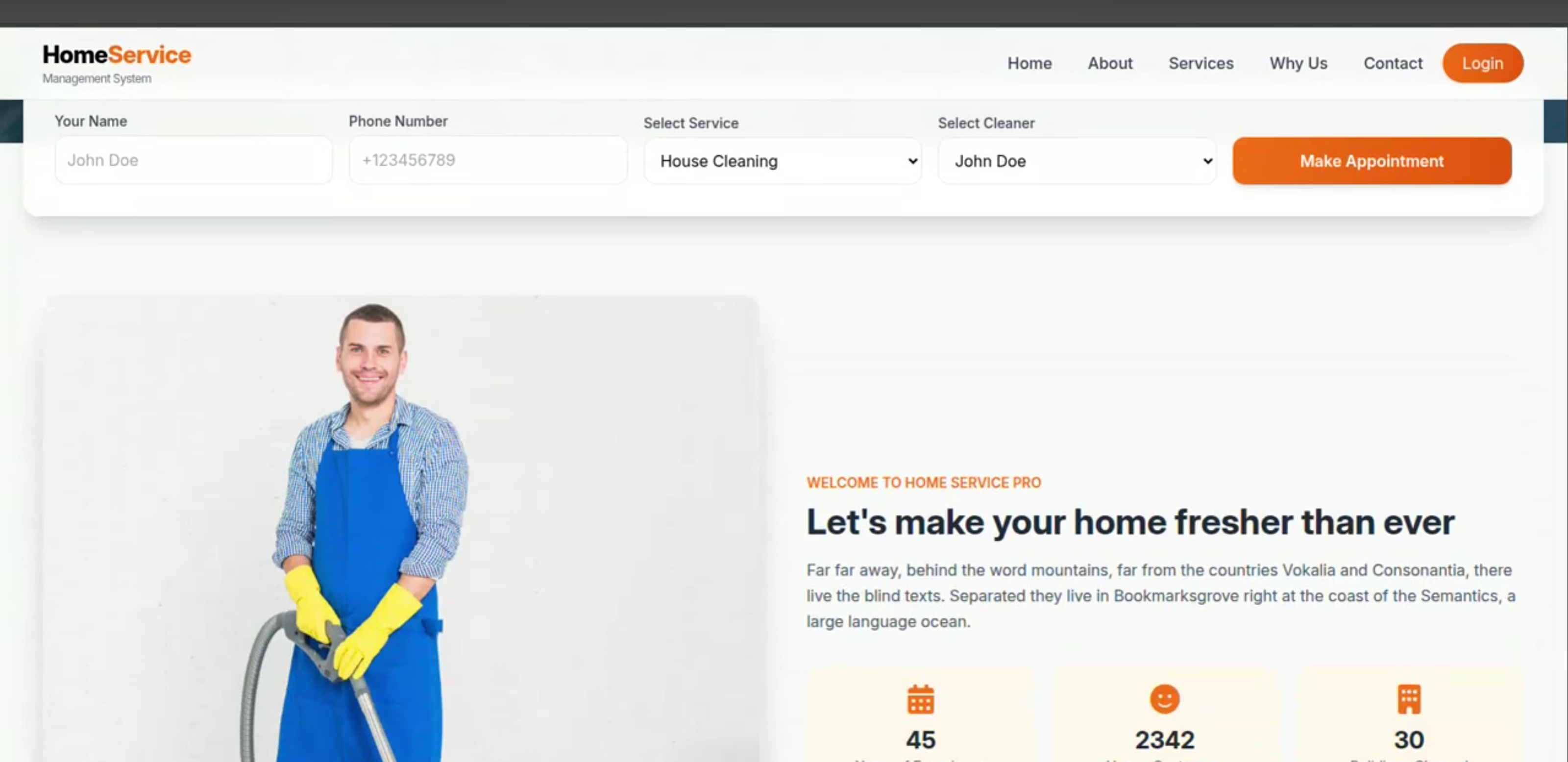 Screenshot 3 of Smart Housemaid Service Management System