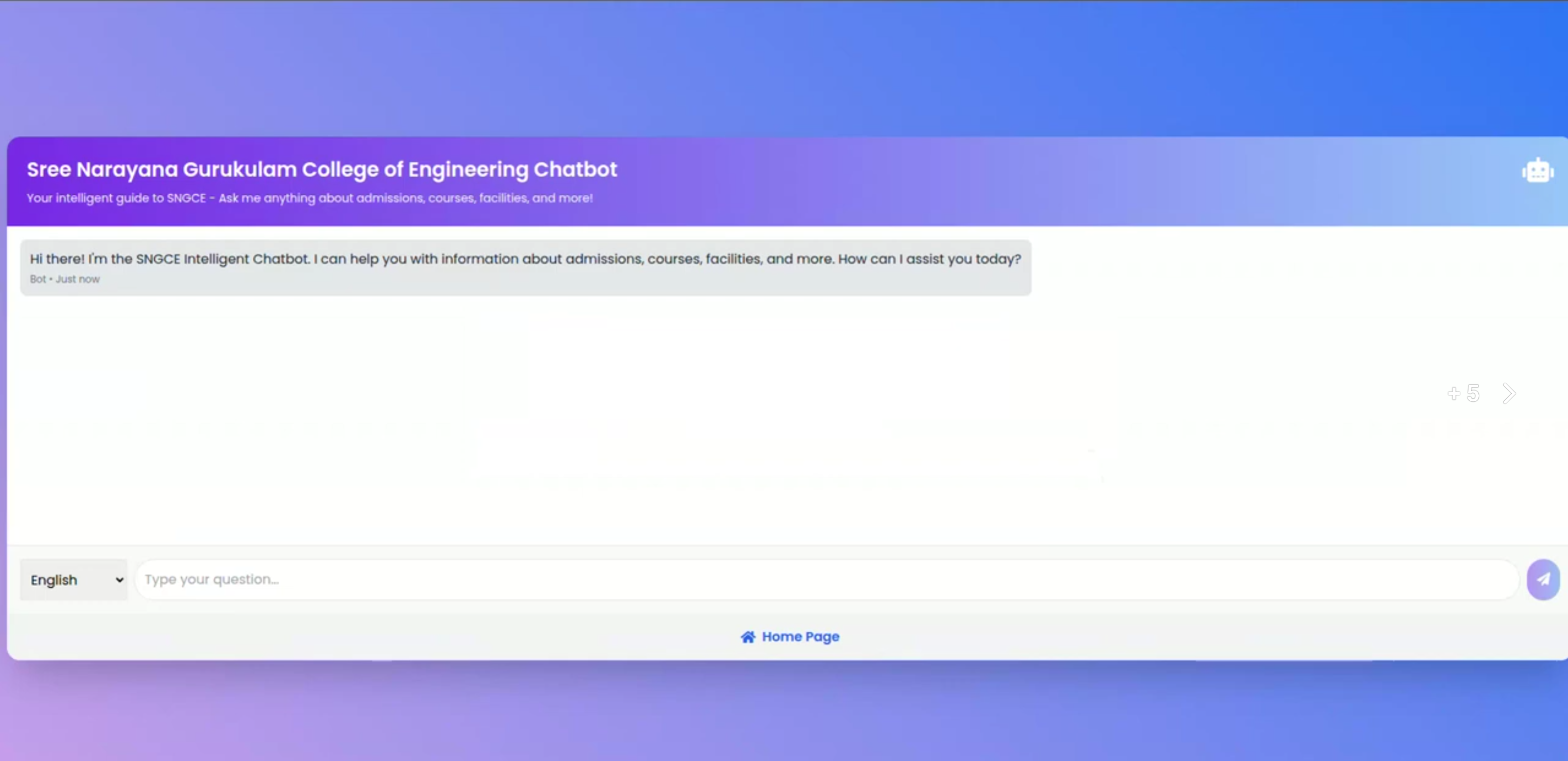 Screenshot 1 of AI Receptionist-College Information Management and Student Assistance System