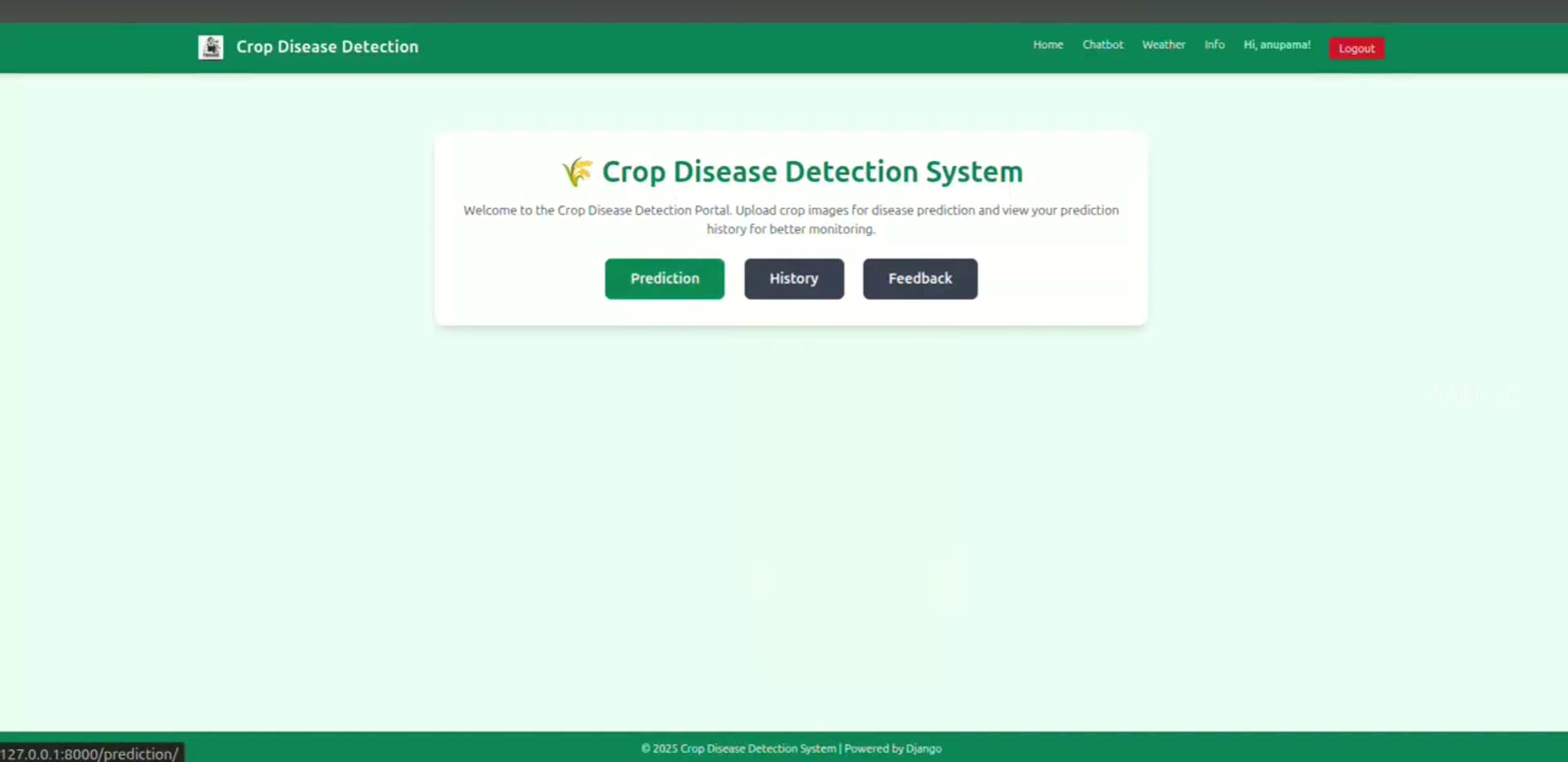 Screenshot 3 of AgriVision AI – Intelligent Crop Disease Detection and Smart Farming Assistant