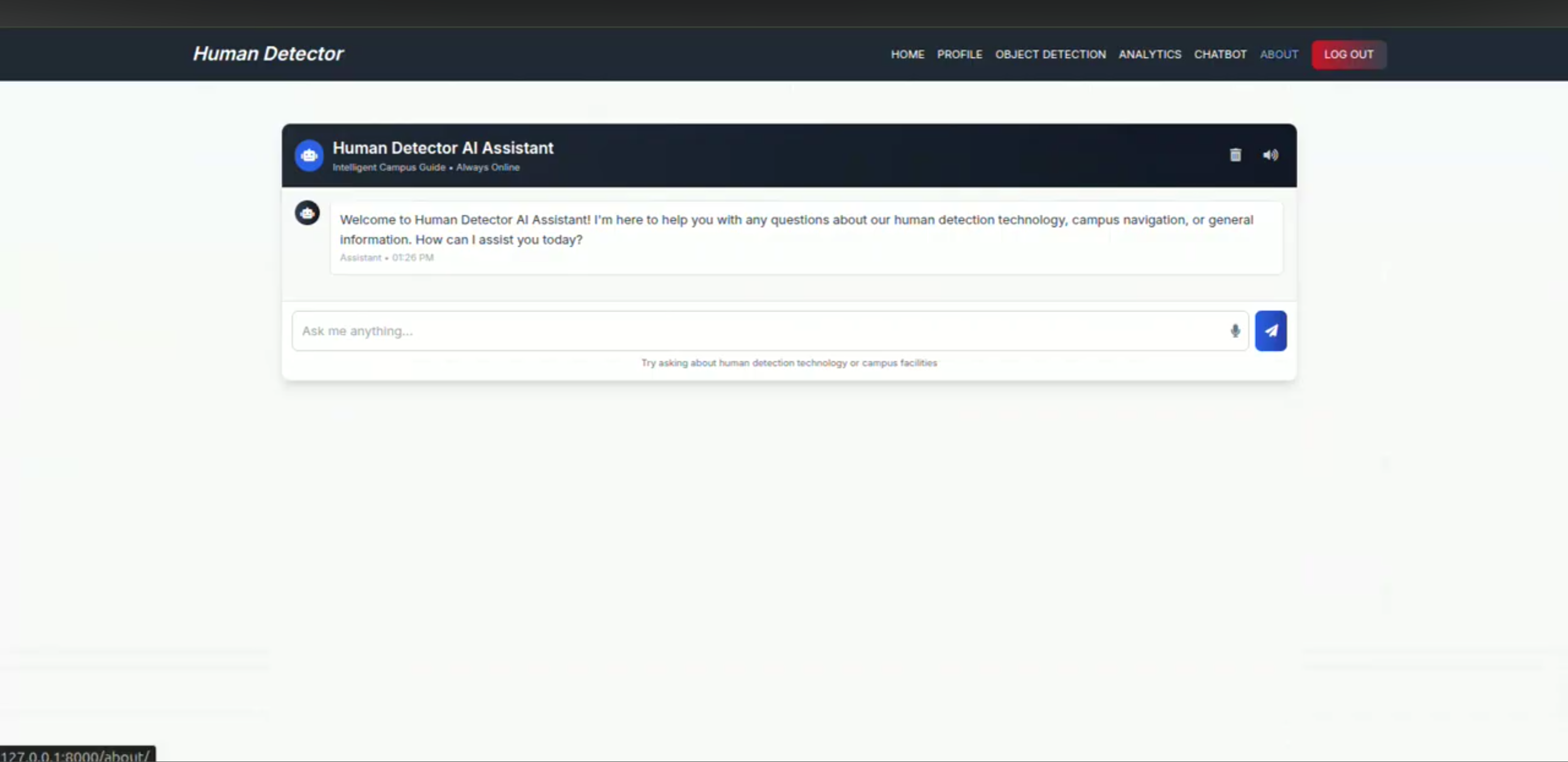 Screenshot 3 of Smart Human Detection and Crowd Monitoring System Using YOLOv8