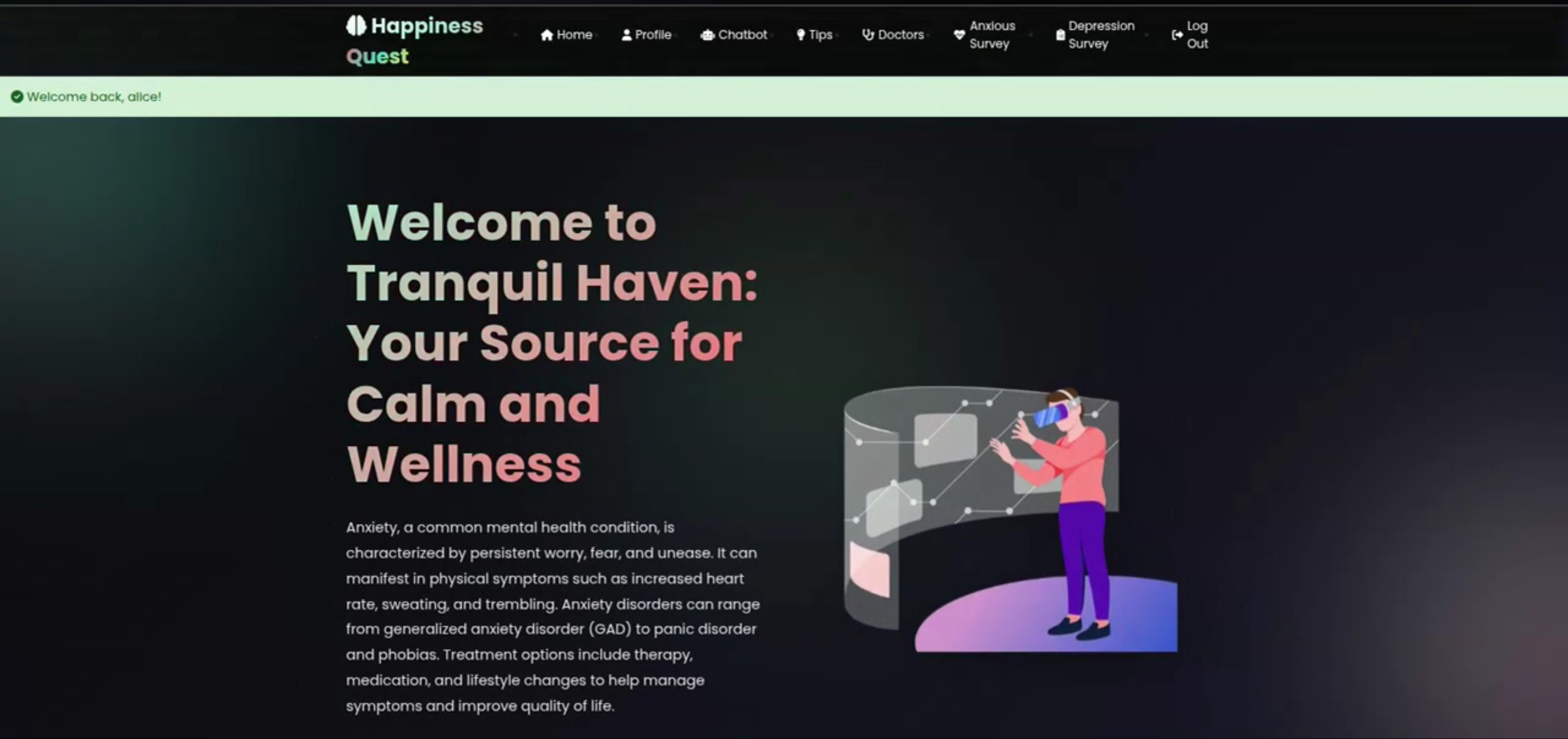 Screenshot 5 of MindEase – Mental Health Assessment and Doctor Consultation Platform