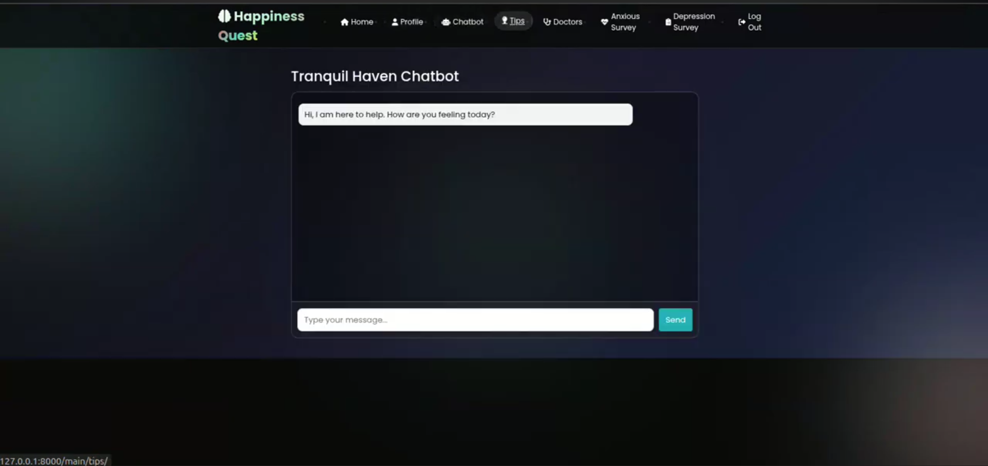 Screenshot 4 of MindEase – Mental Health Assessment and Doctor Consultation Platform