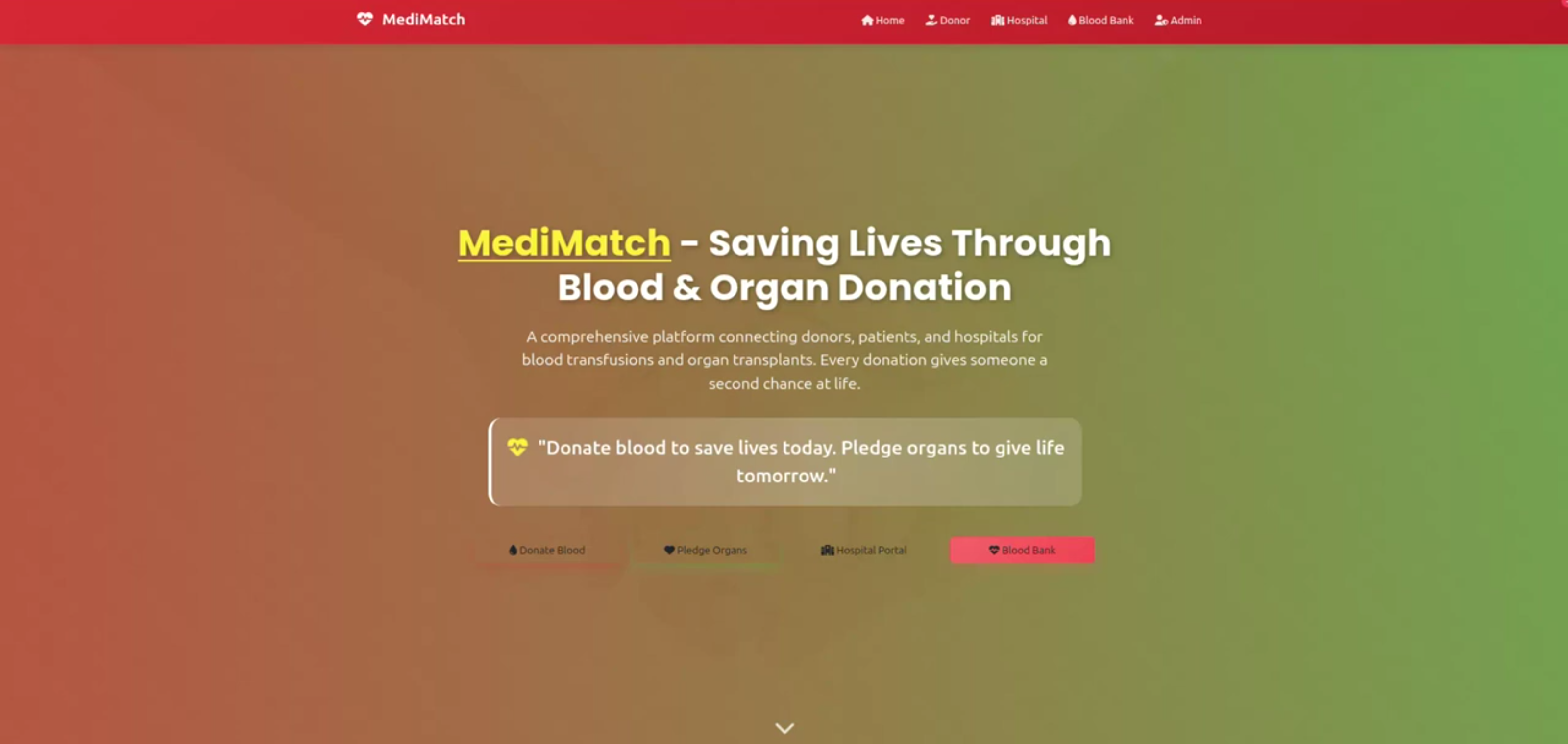 Screenshot 5 of LifeLink – Blood and Organ Donation Management System
