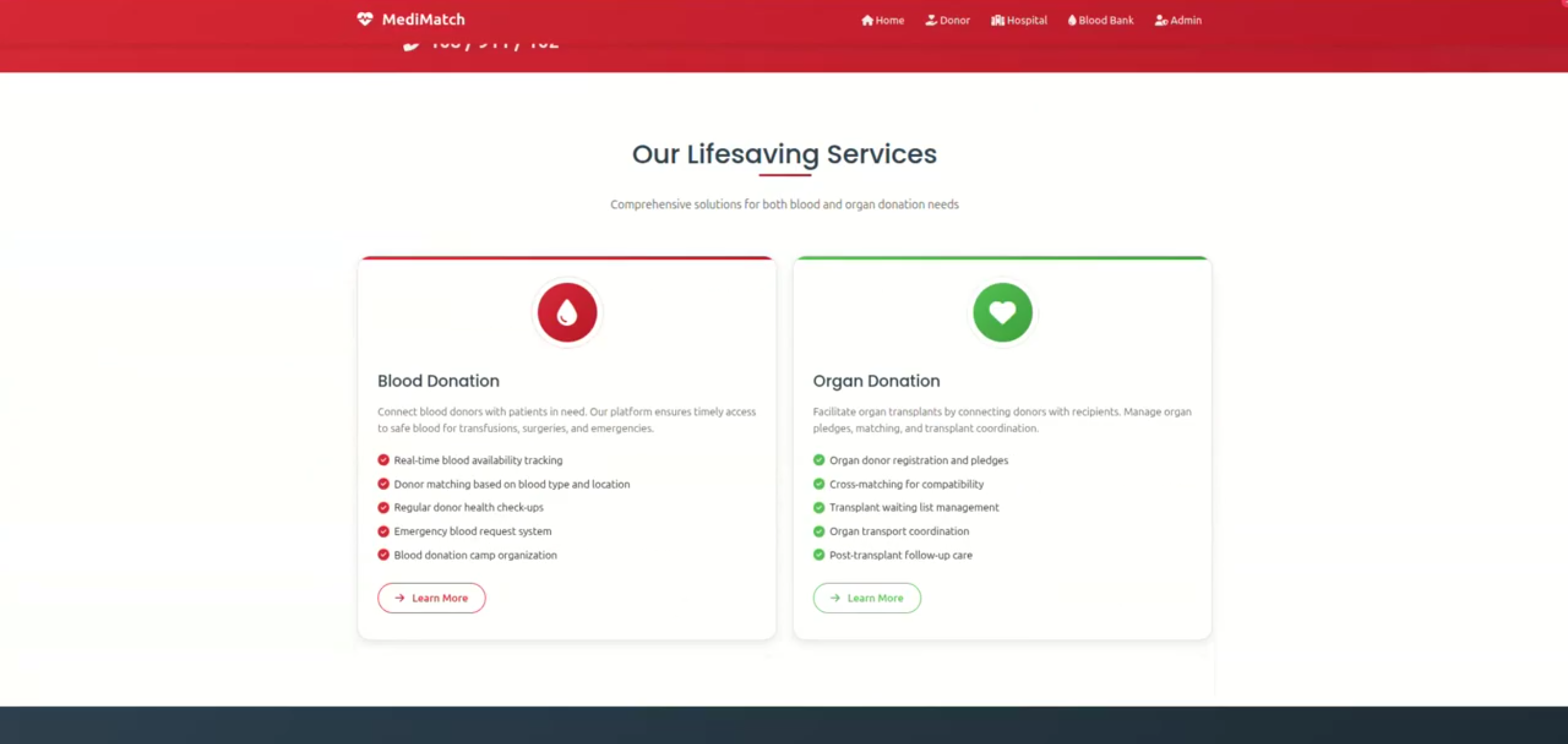 Screenshot 4 of LifeLink – Blood and Organ Donation Management System