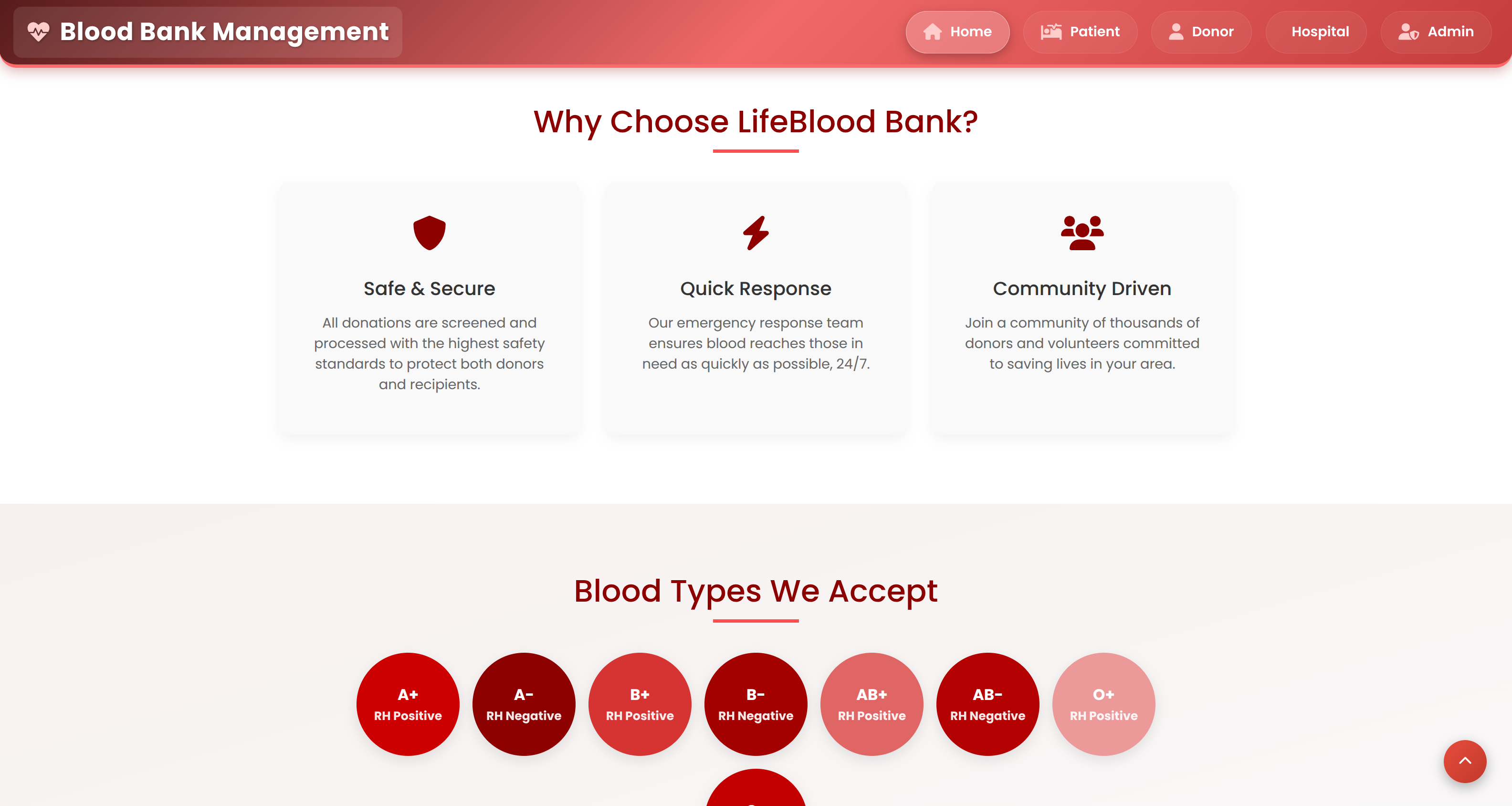 Screenshot 4 of Blood Bank and Hospital Blood Request Management System