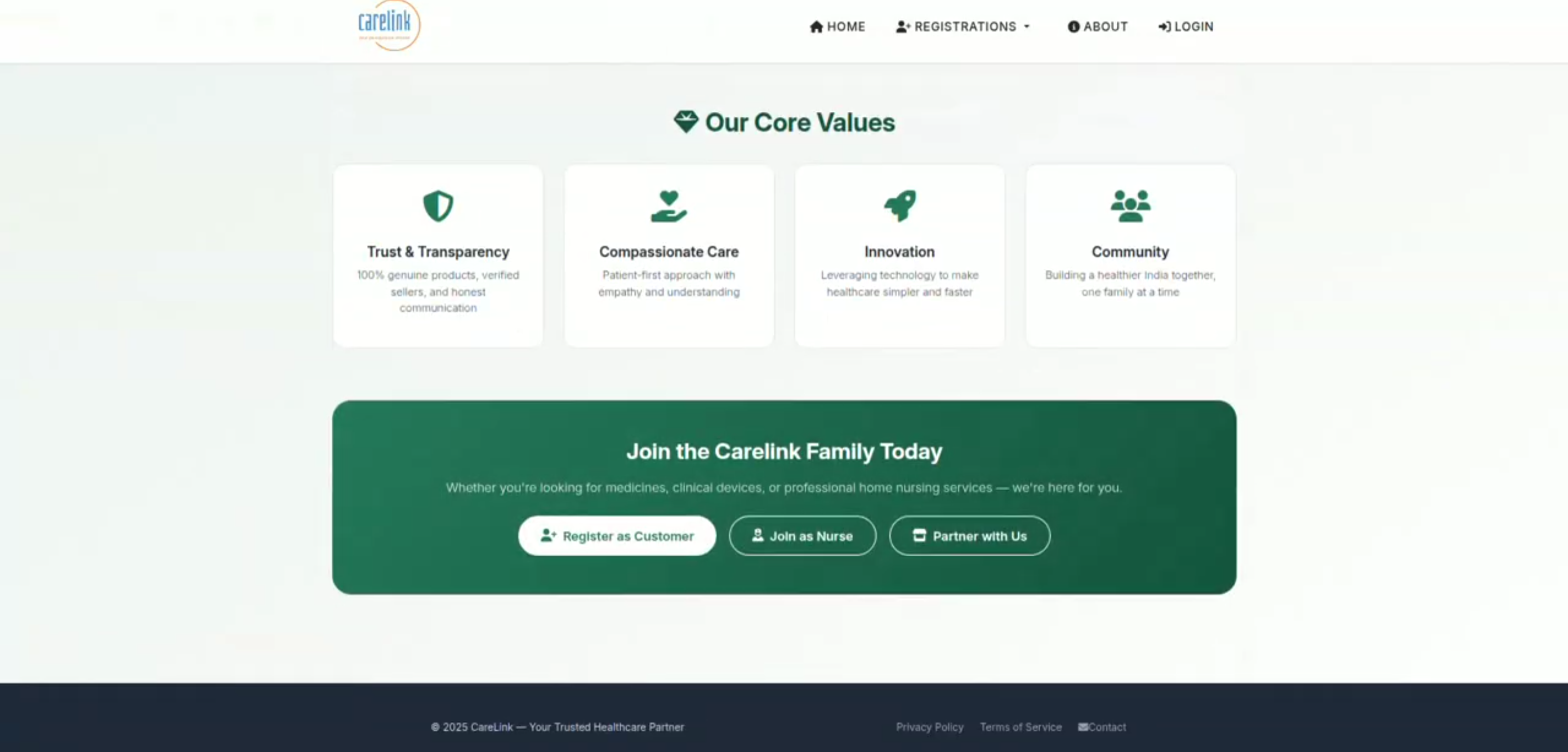 Screenshot 3 of CareLink – Clinical Device, Medicine Management and Home Nursing Service Platform