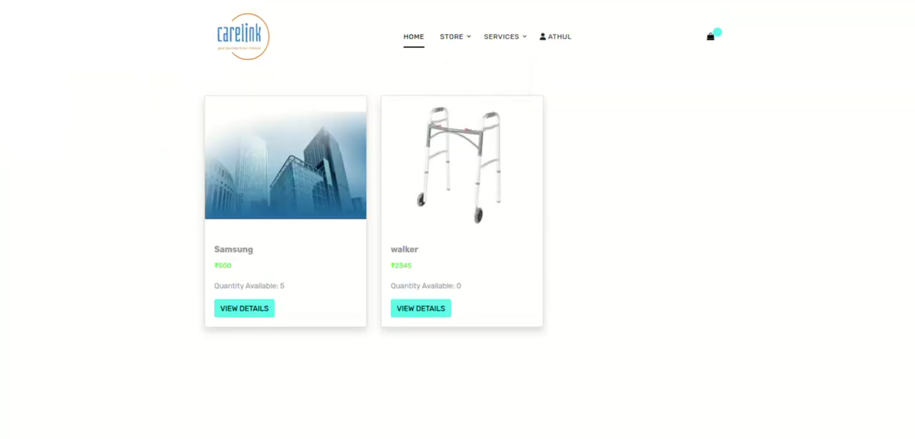 Screenshot 2 of CareLink – Clinical Device, Medicine Management and Home Nursing Service Platform