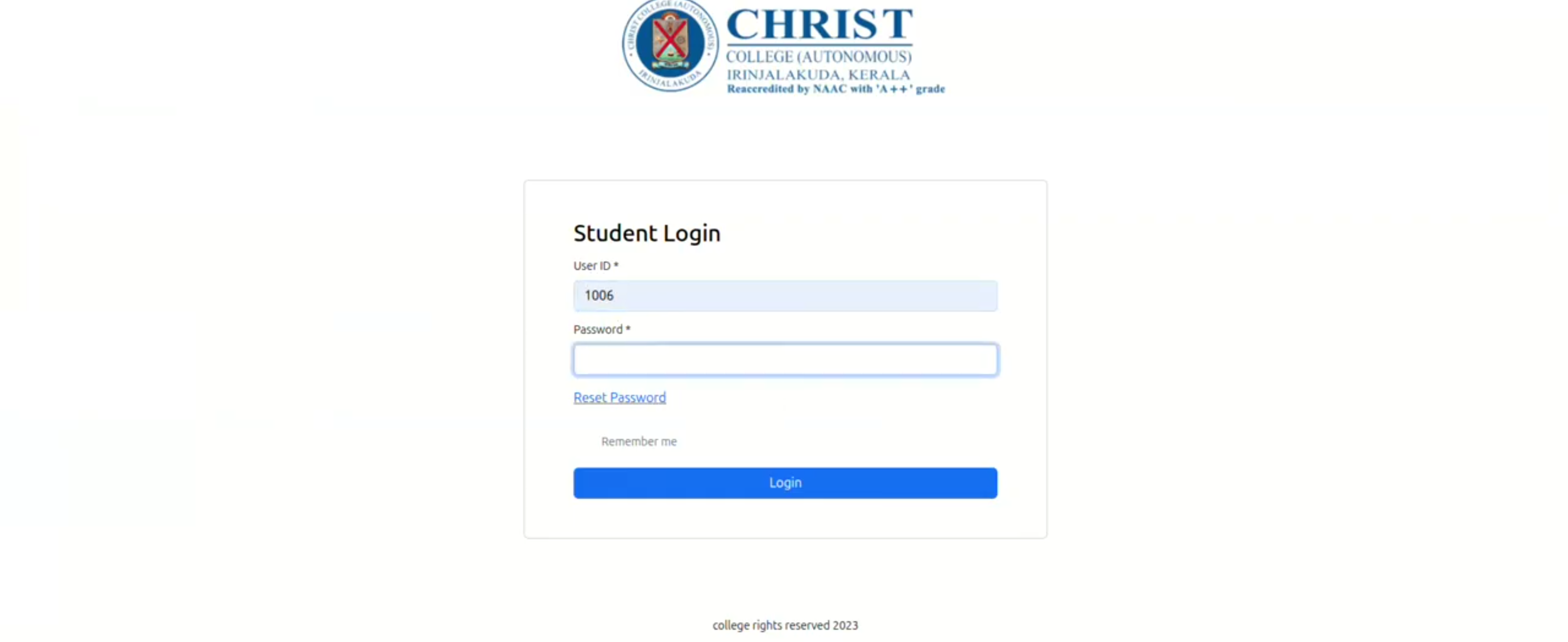 Screenshot 2 of College Management System
