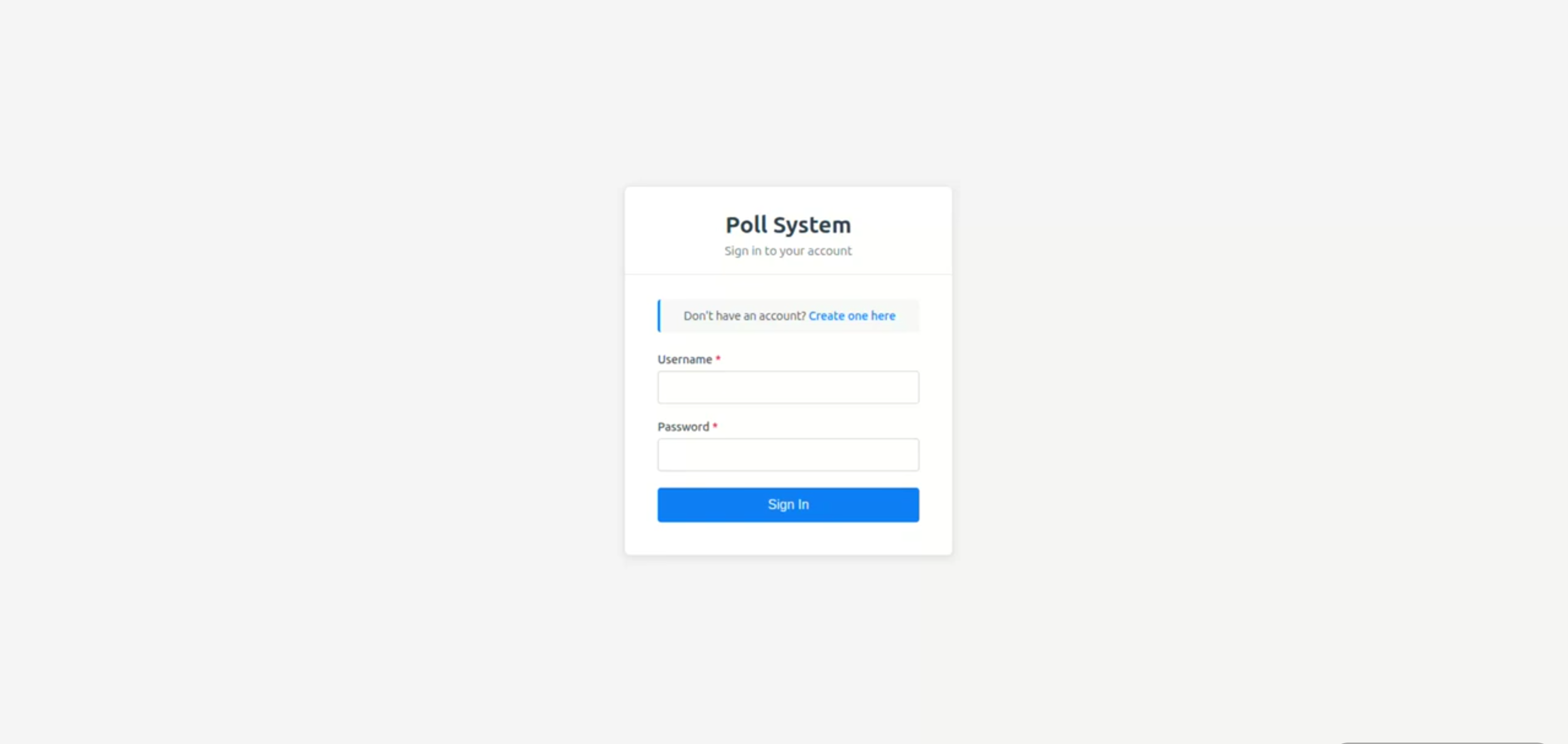 Screenshot 3 of Online Polling and Voting Management System