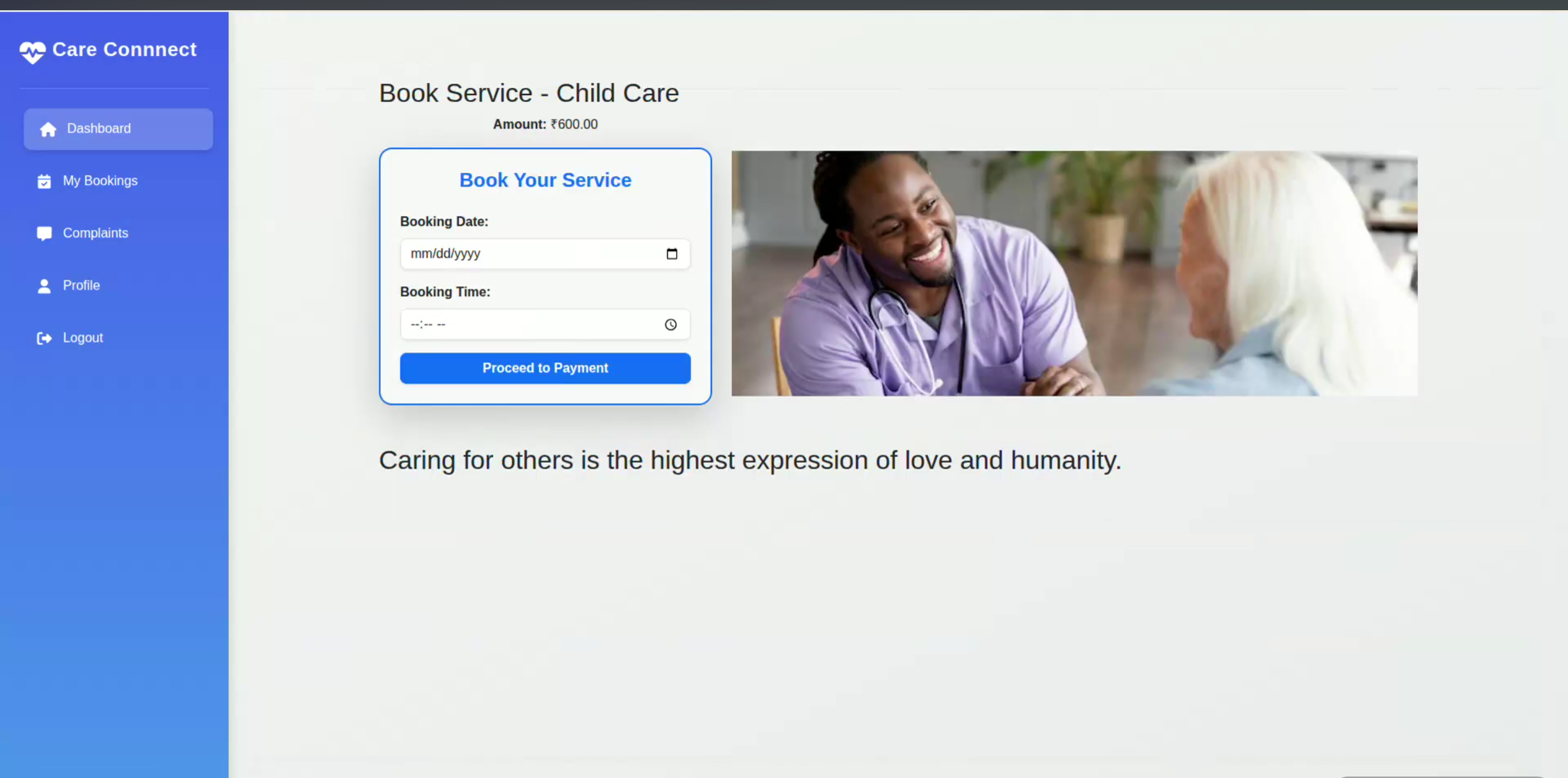 Screenshot 2 of Home Caretaker Services