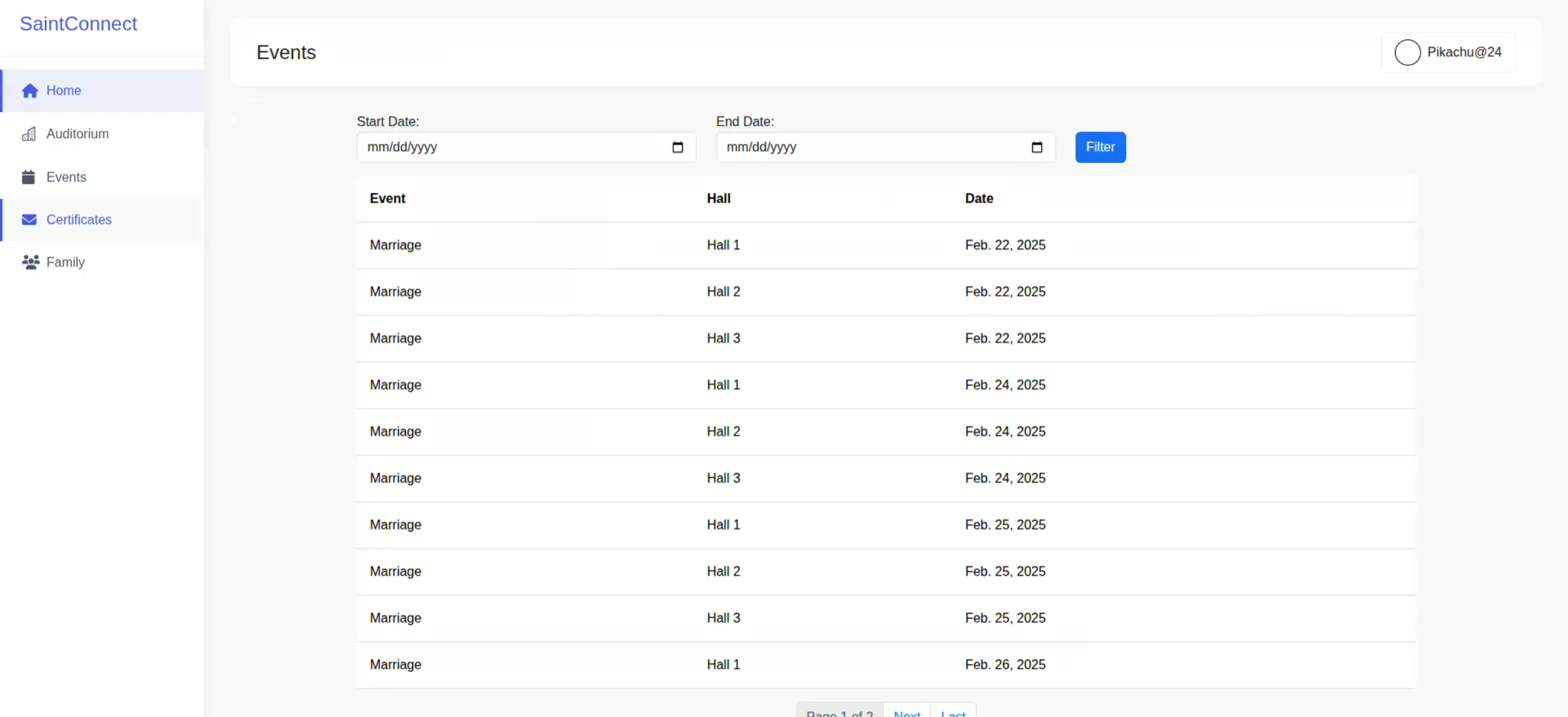 Screenshot 3 of Church Appoinment System