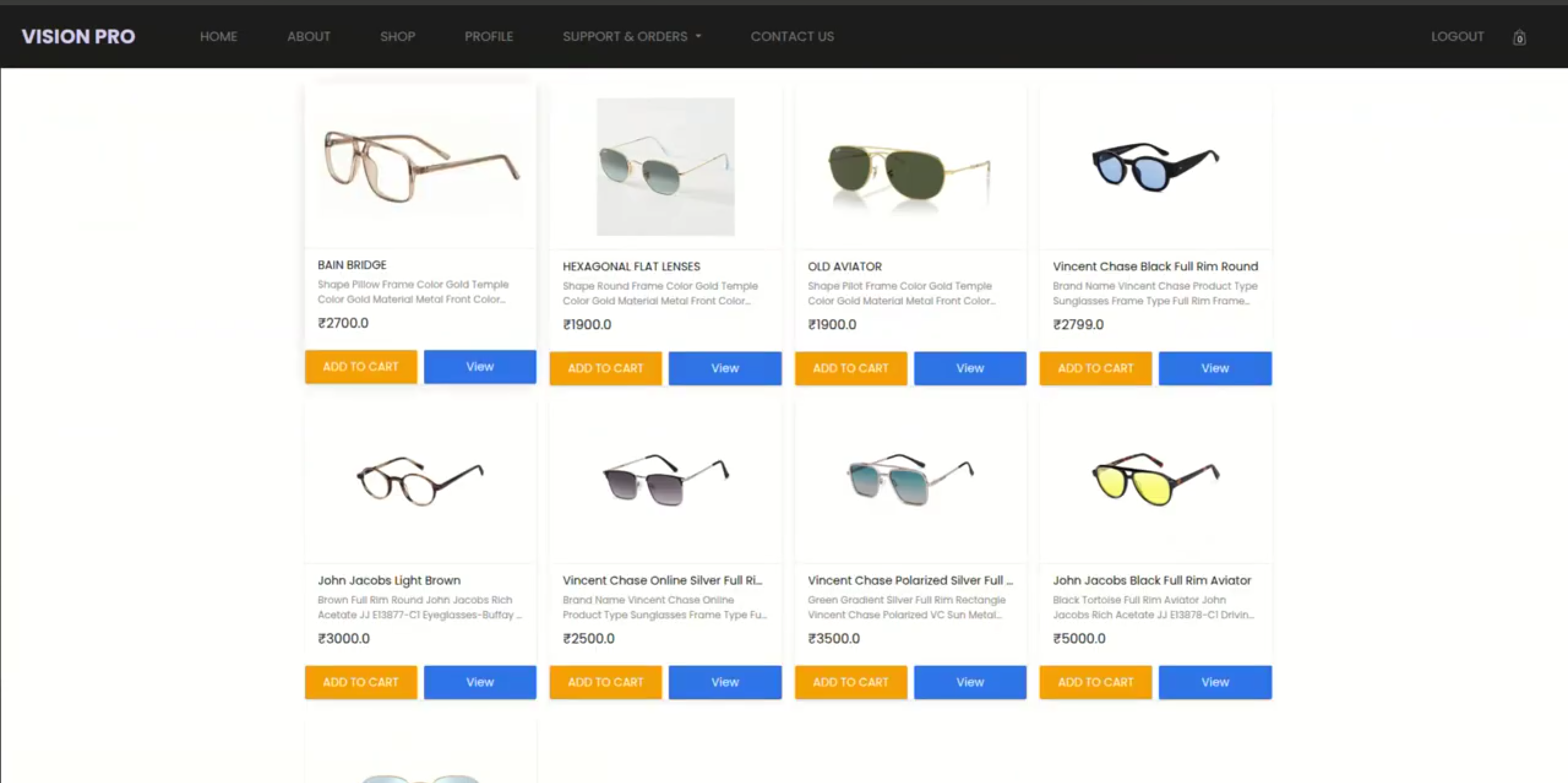 Screenshot 2 of Optical Store Management