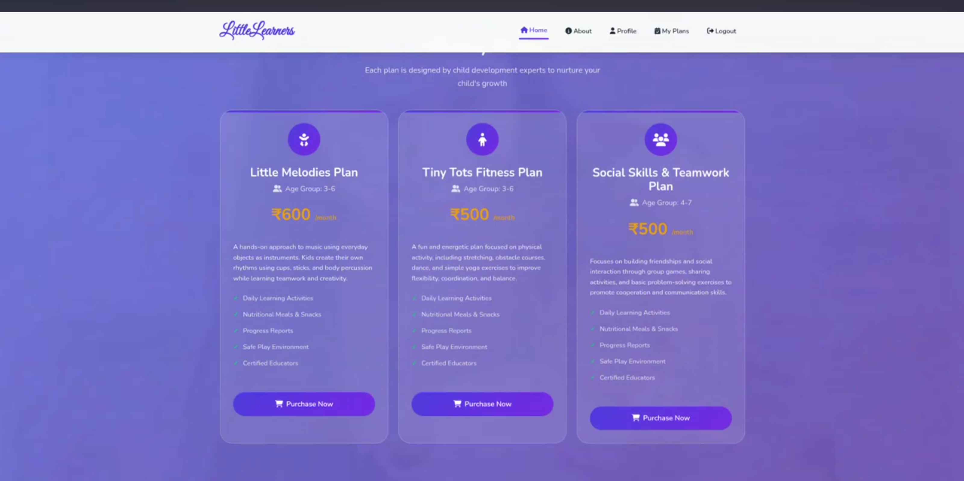 Screenshot 3 of Little Learners – Child Transportation and Daycare Management System
