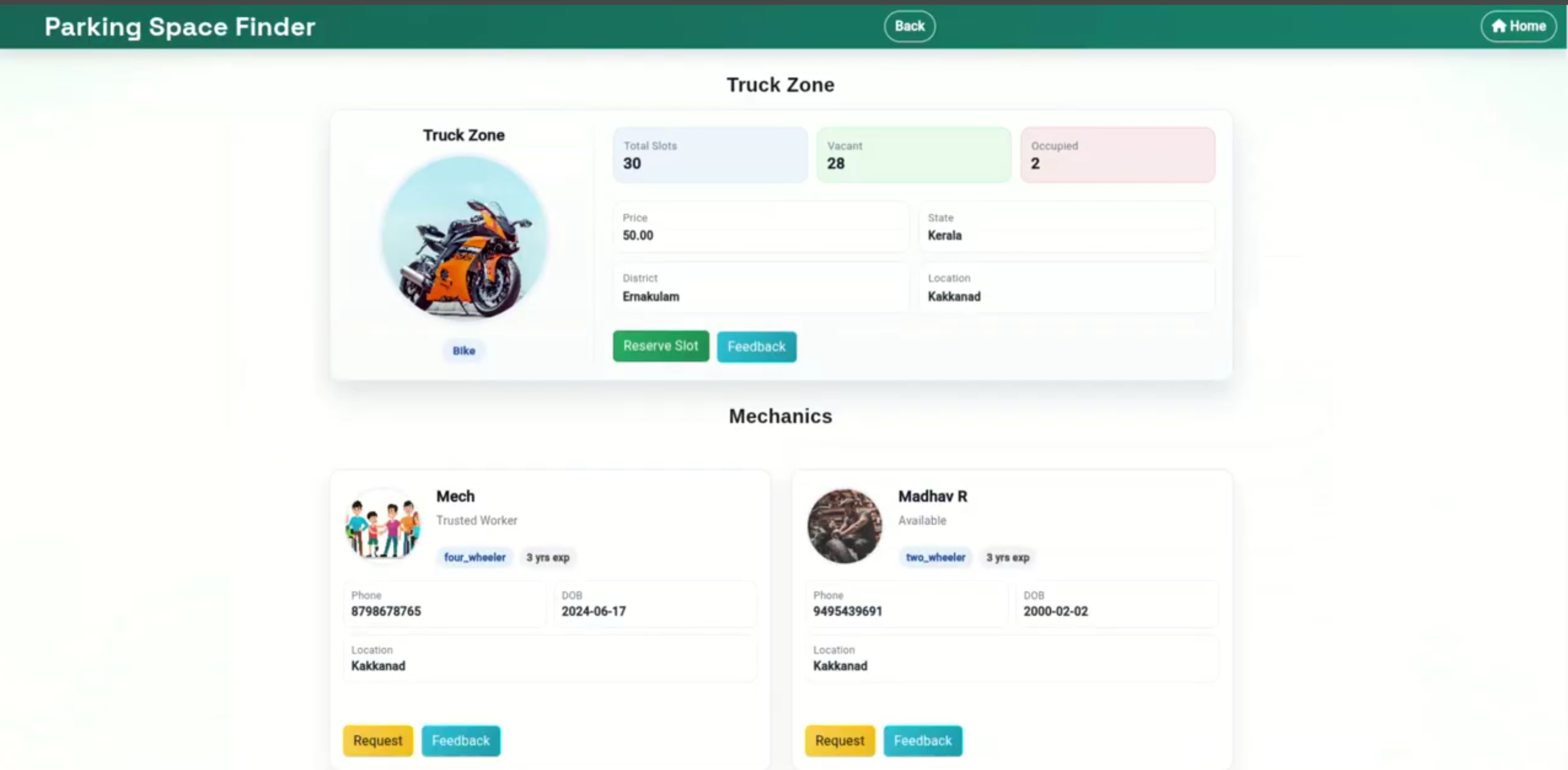 Screenshot 3 of Parking Space Finder