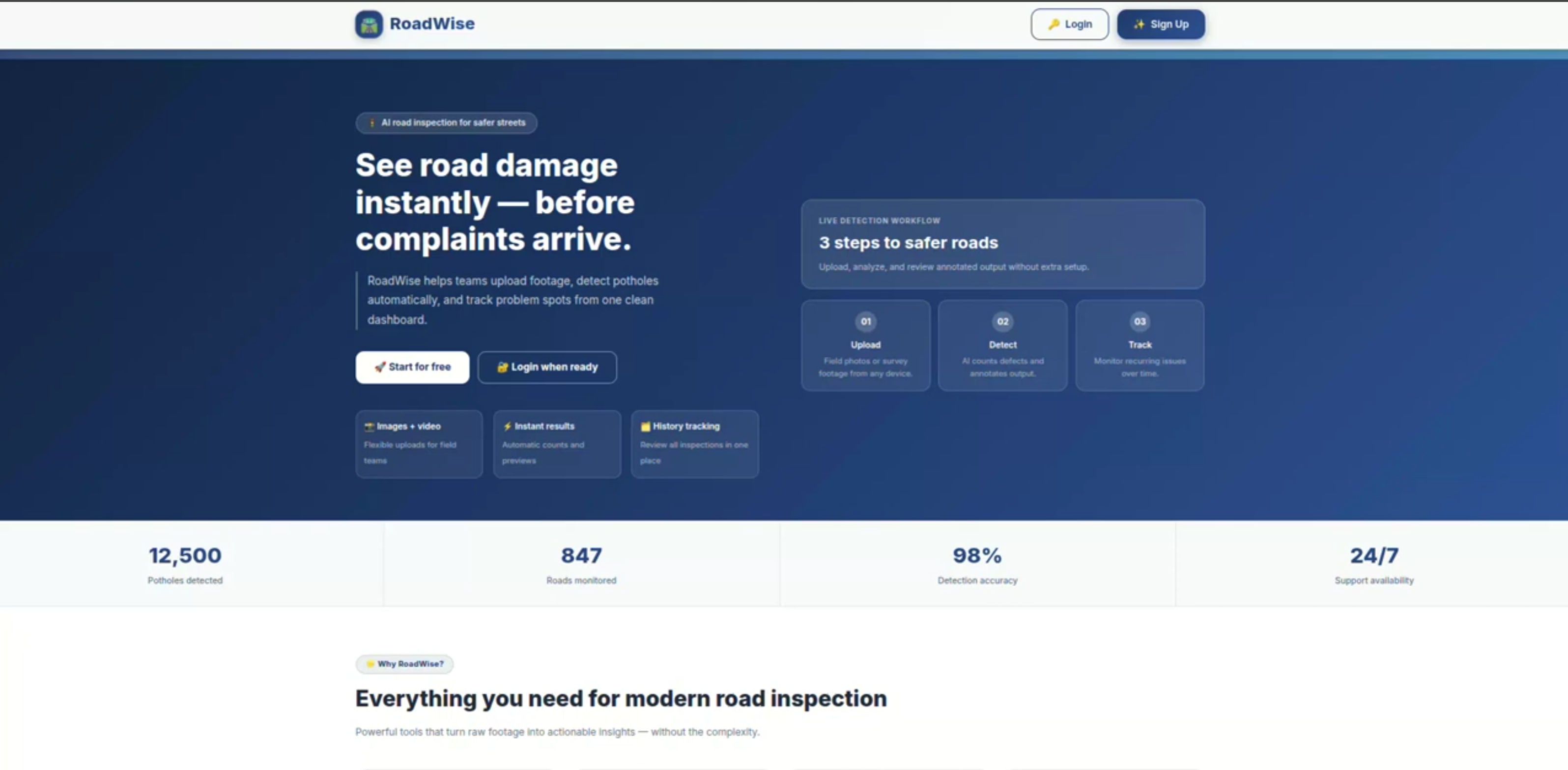 Screenshot 5 of Pothole Detection System