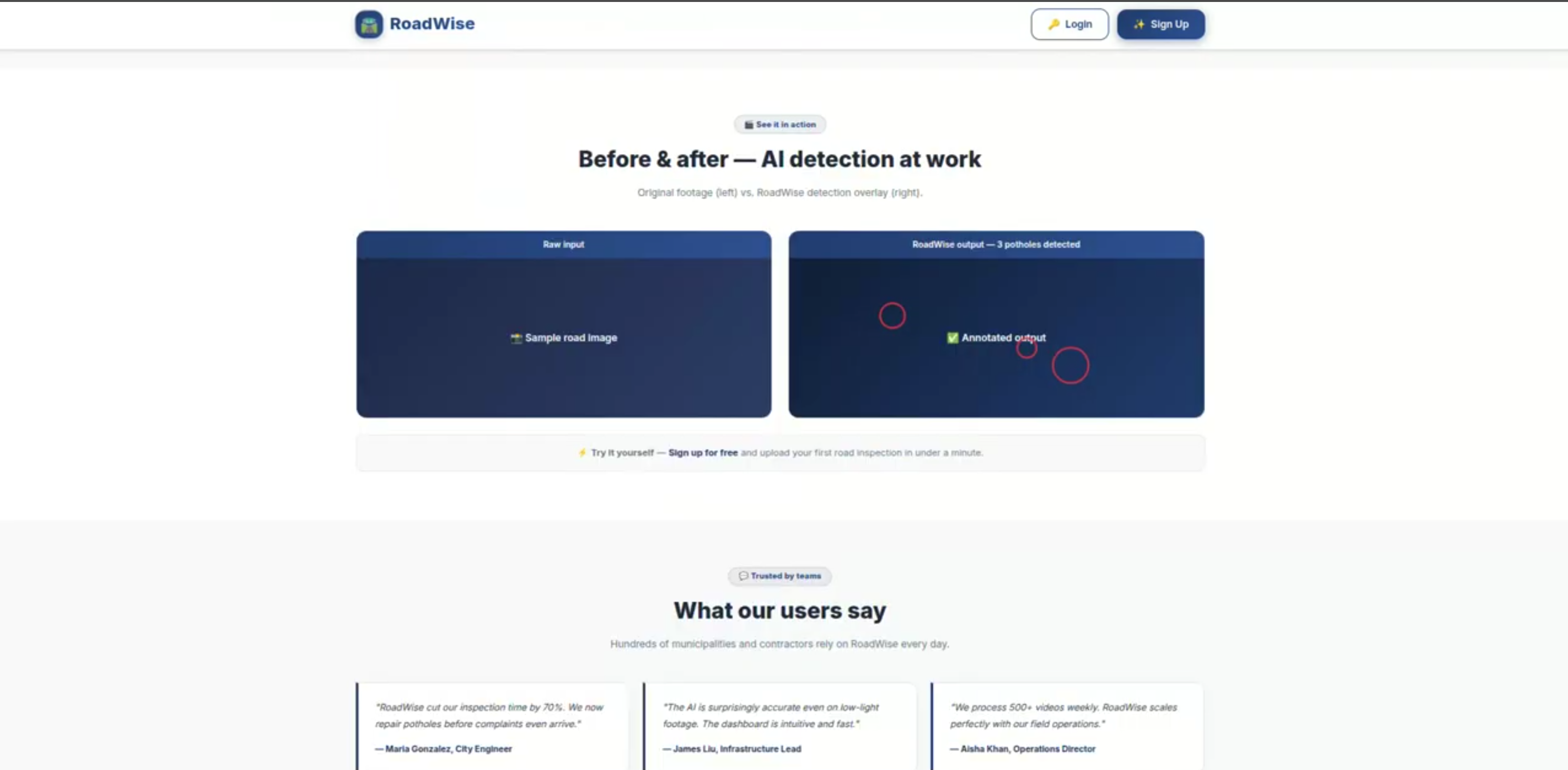 Screenshot 3 of Pothole Detection System