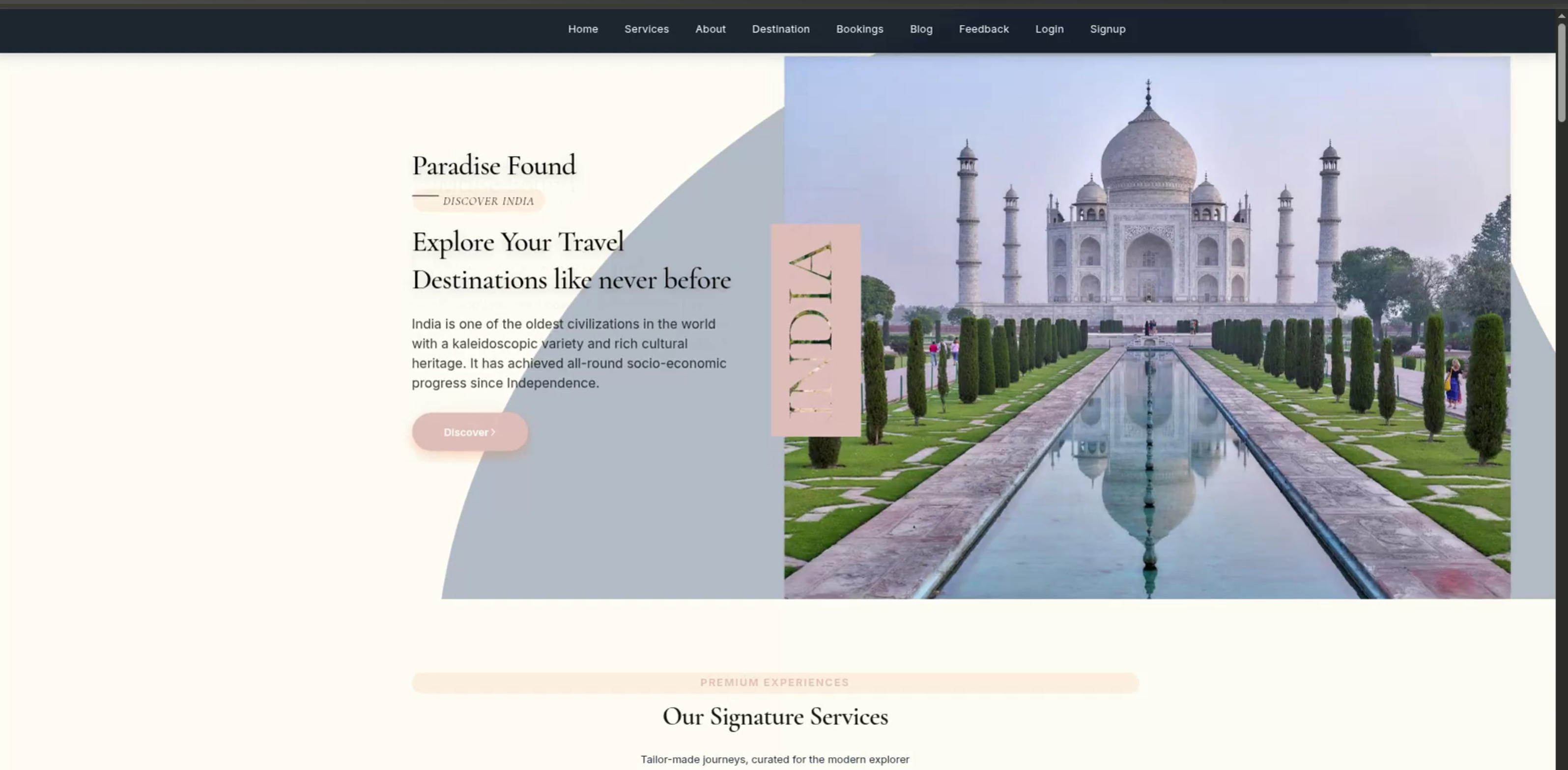 Screenshot 4 of Paradise Found – Smart Travel & Tour Package Management System