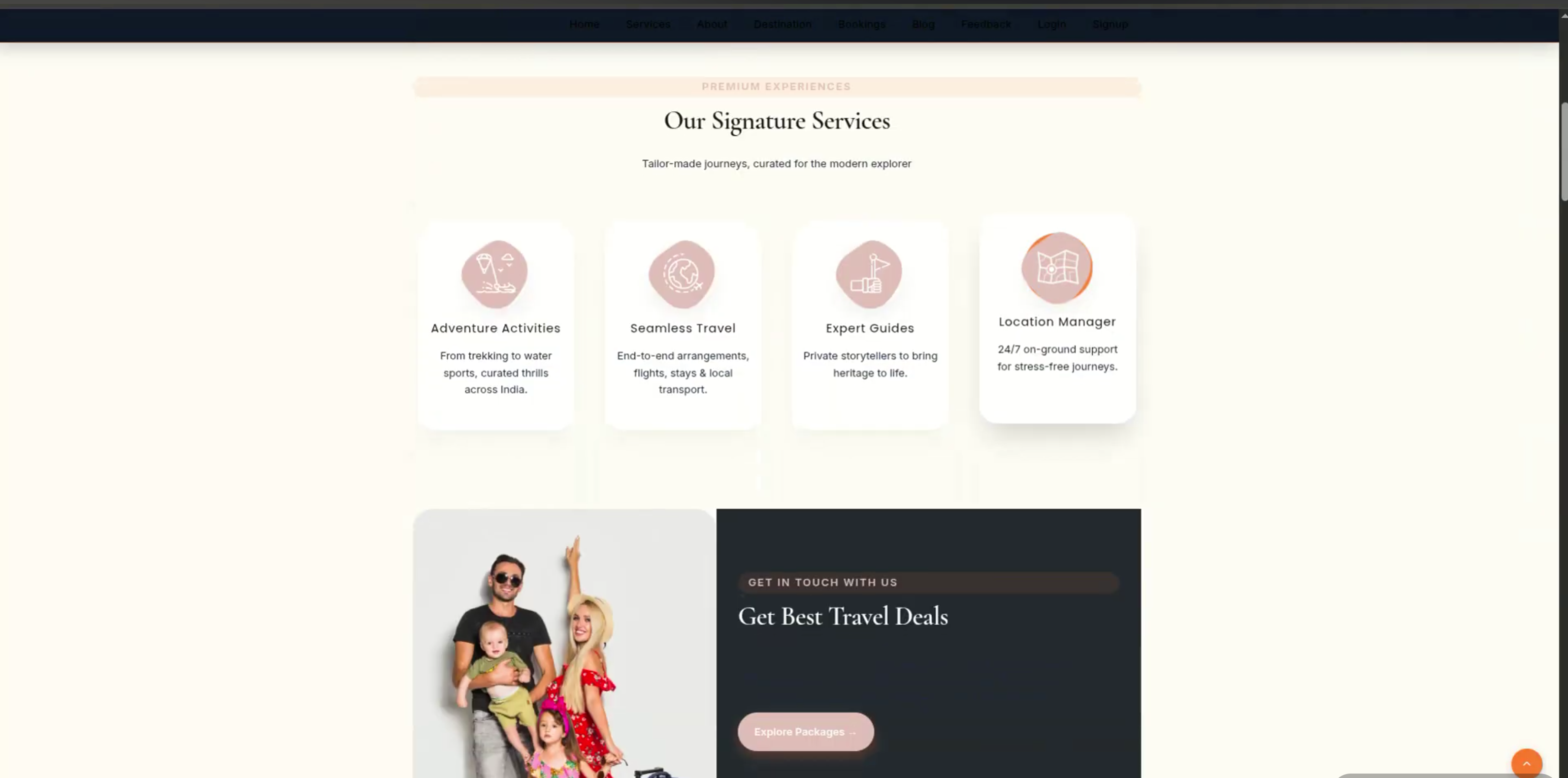 Screenshot 3 of Paradise Found – Smart Travel & Tour Package Management System