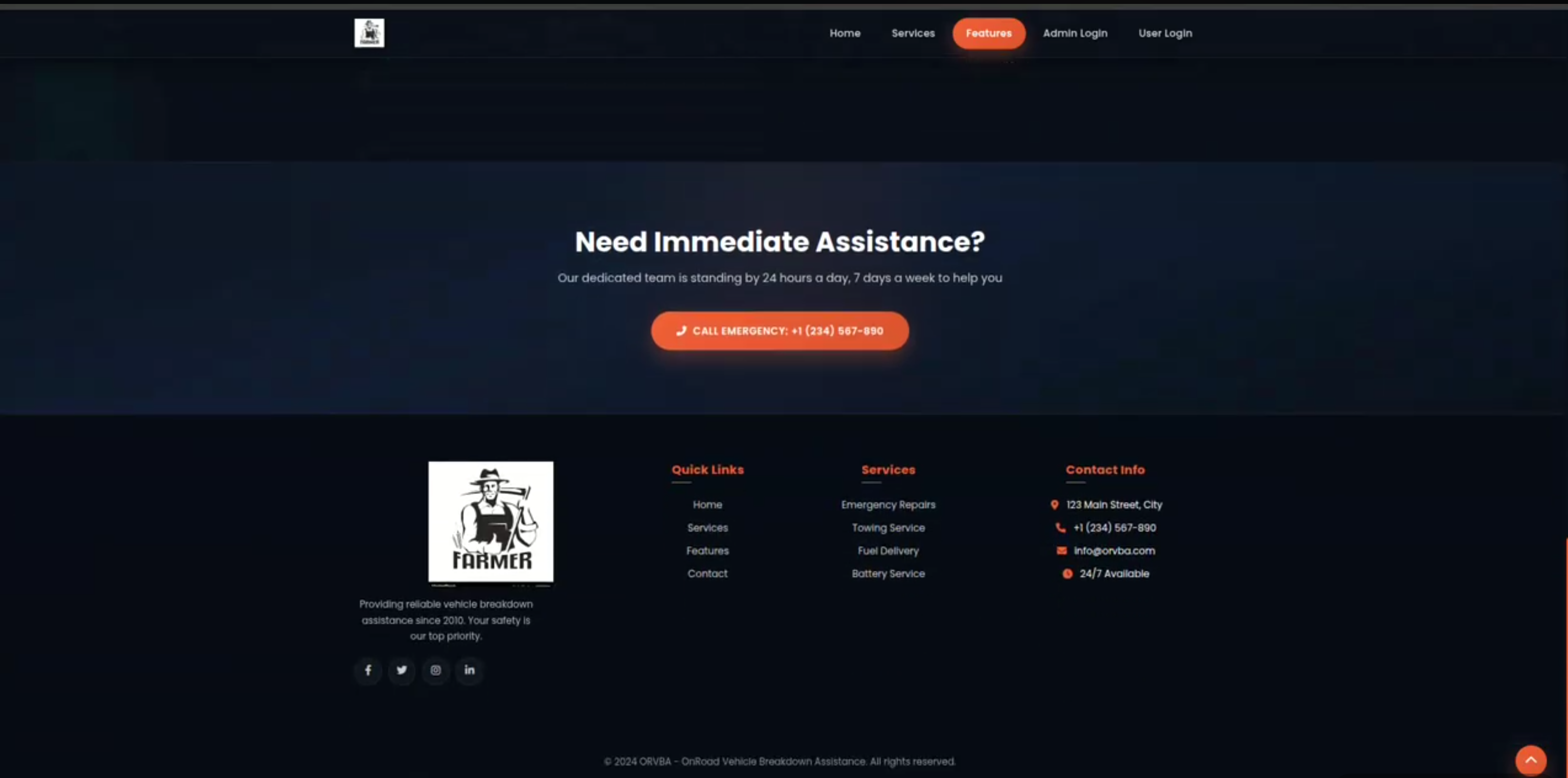 Screenshot 4 of Roadside Assistance & Car Rental Management System