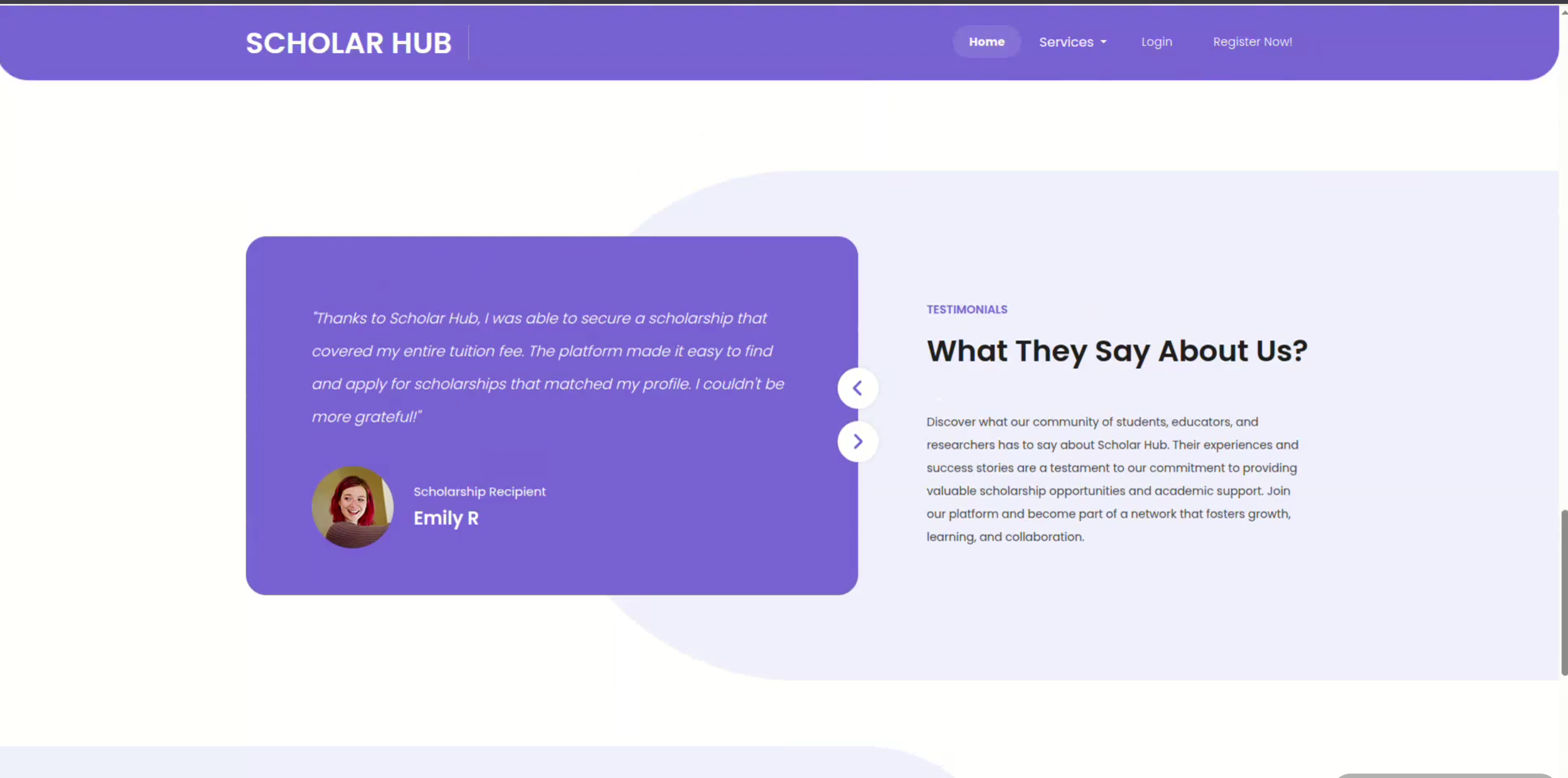 Screenshot 1 of Scholar Hub