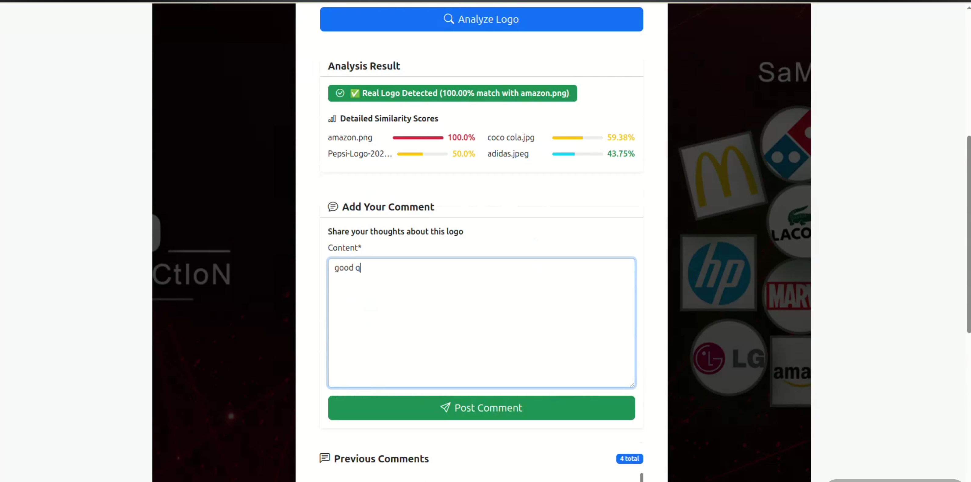 Screenshot 2 of Fake Logo Detection
