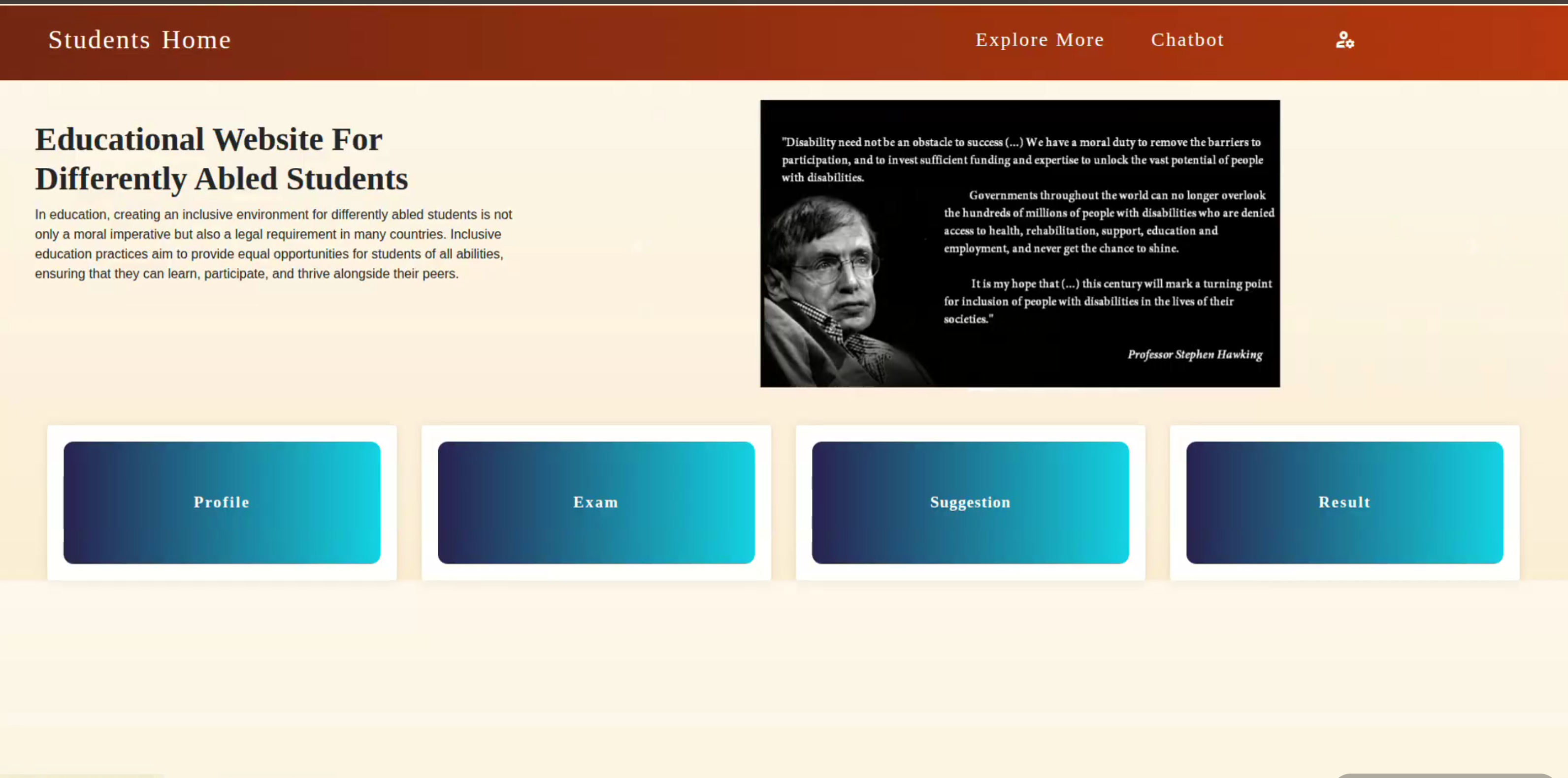 Screenshot 6 of Visually Imparied Students